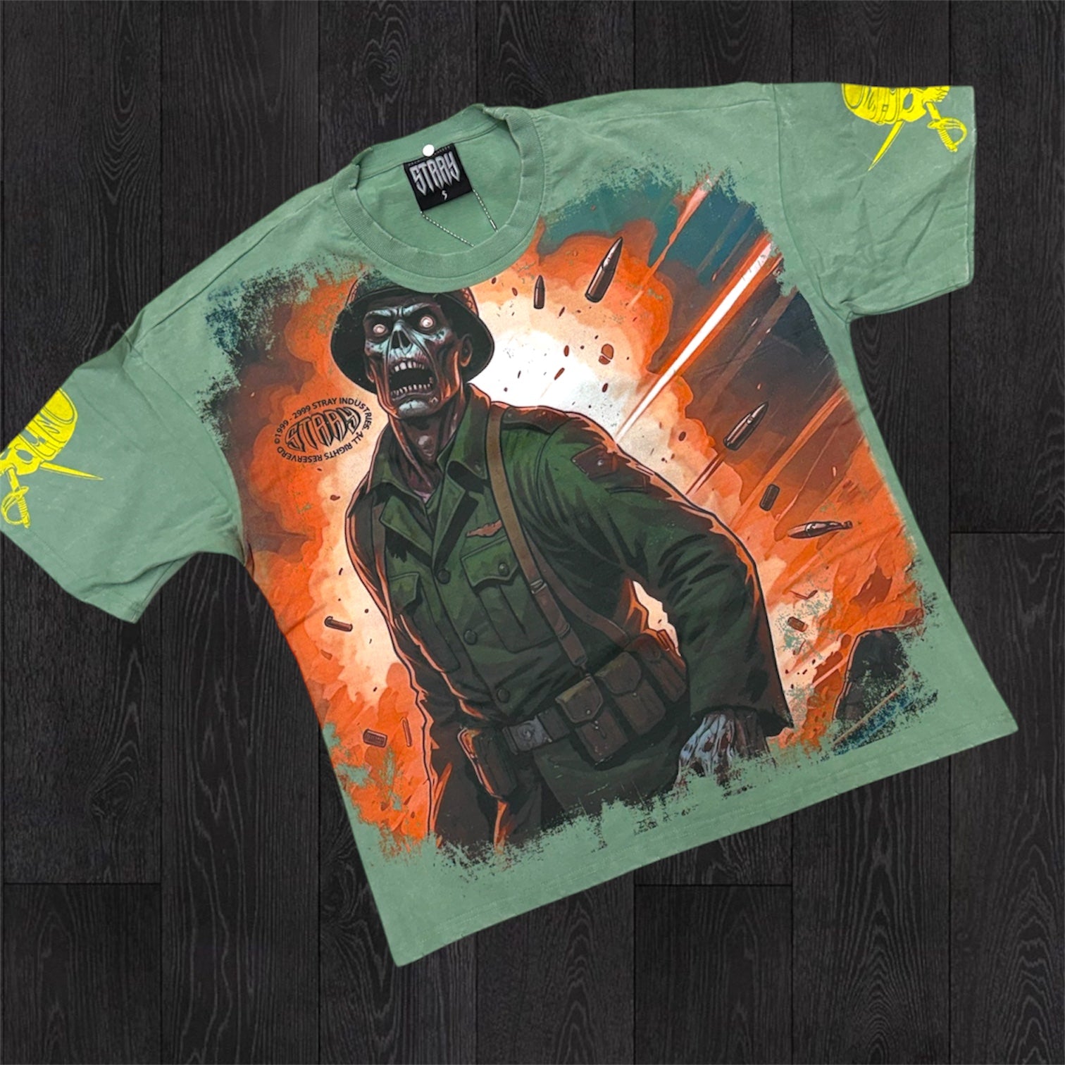 Stray -  Apocalypse T-shirt - Moss- 1753