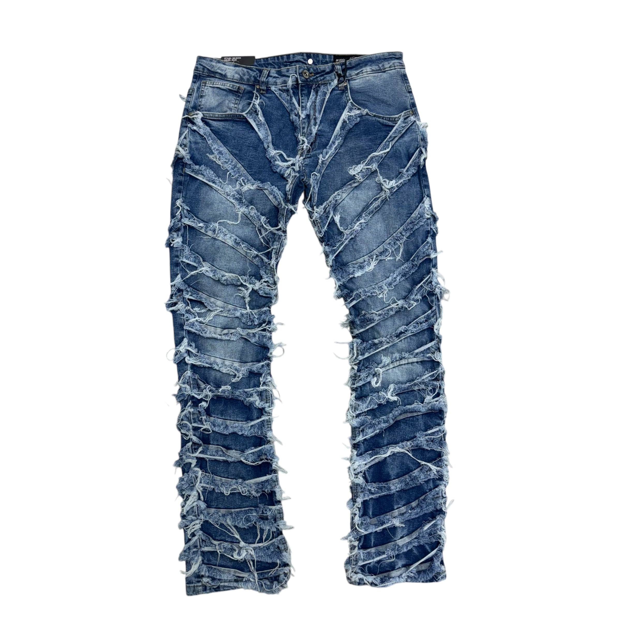 Mischief Slim Fit Panels denim Blue 80354