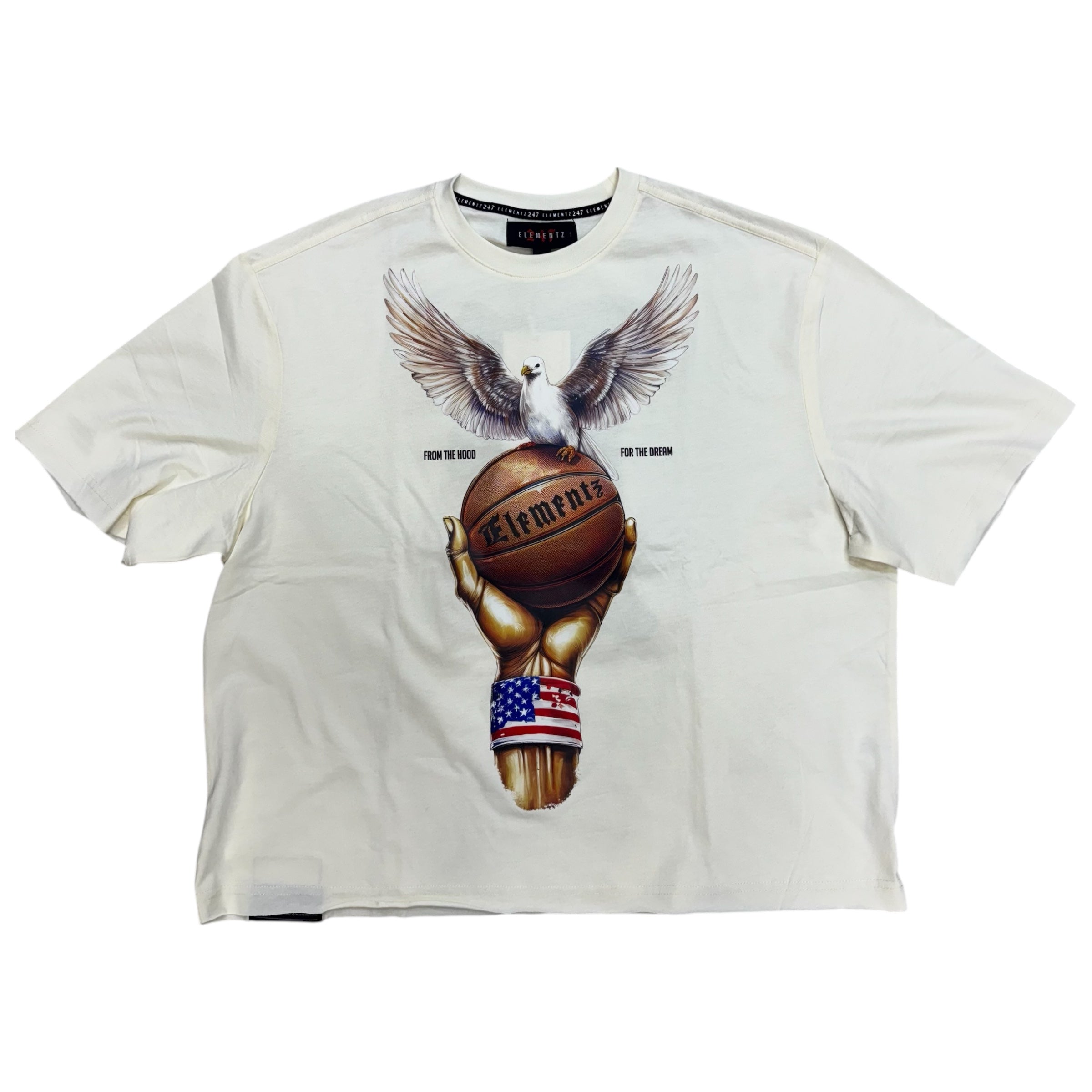 Elementz From The Hood For The Dream T-Shirt OatMeal El-25288