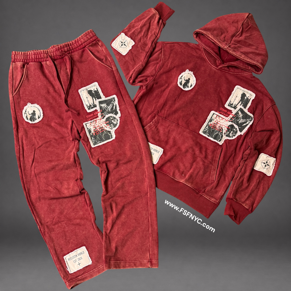 Reelistik - Stand Alone SweatSuit - Red