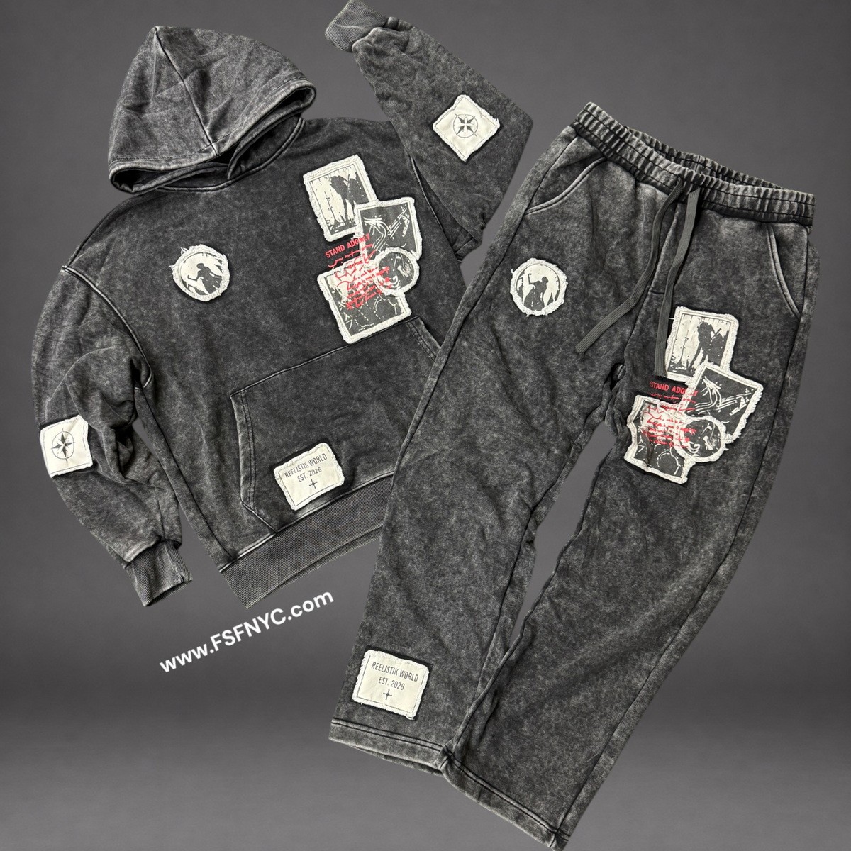 Reelistik - Stand Alone SweatSuit - Black