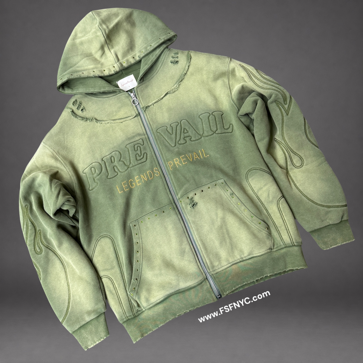 Prevail - Legends Hoodie - Green