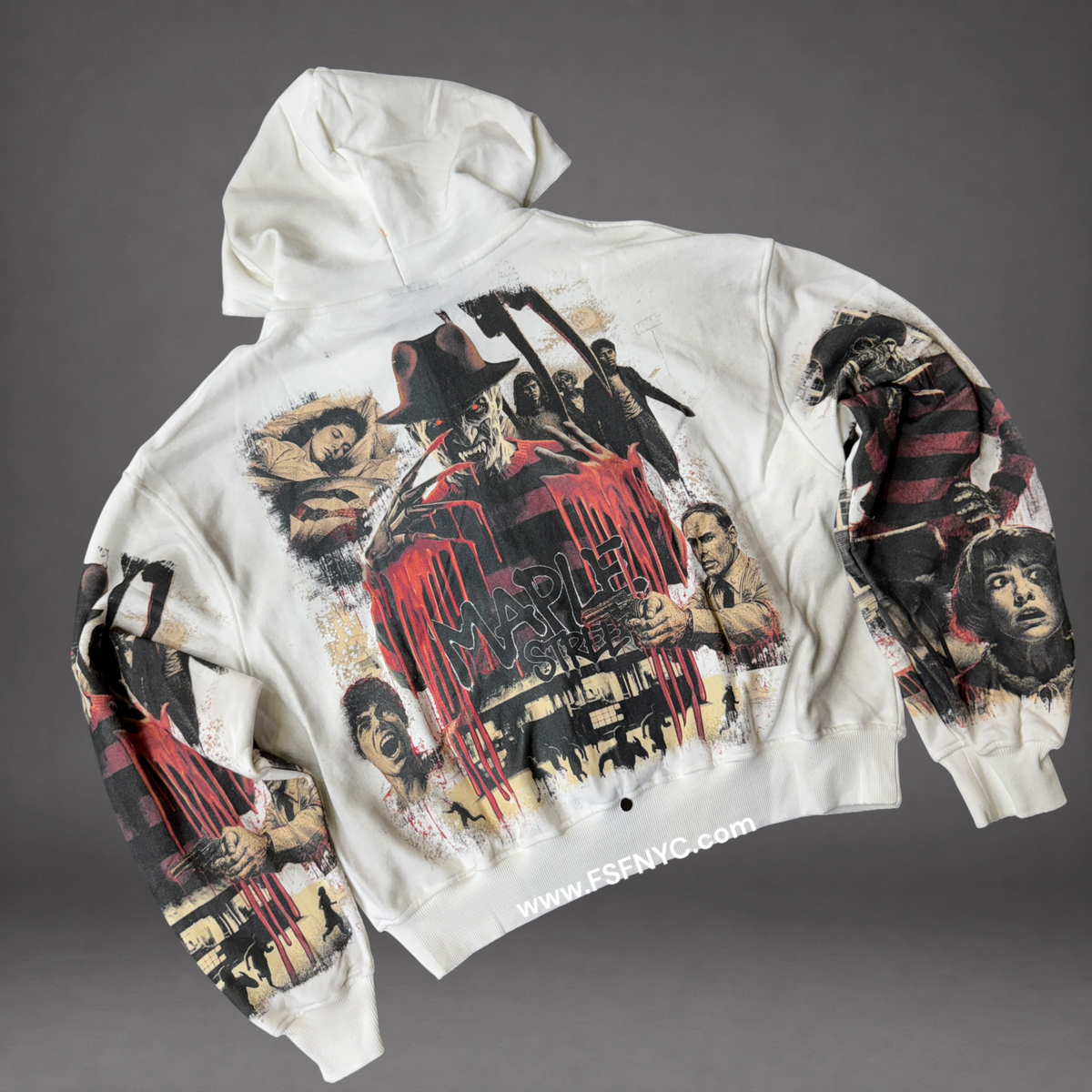 Space - Knife Hands Hoodie - D. White JK04