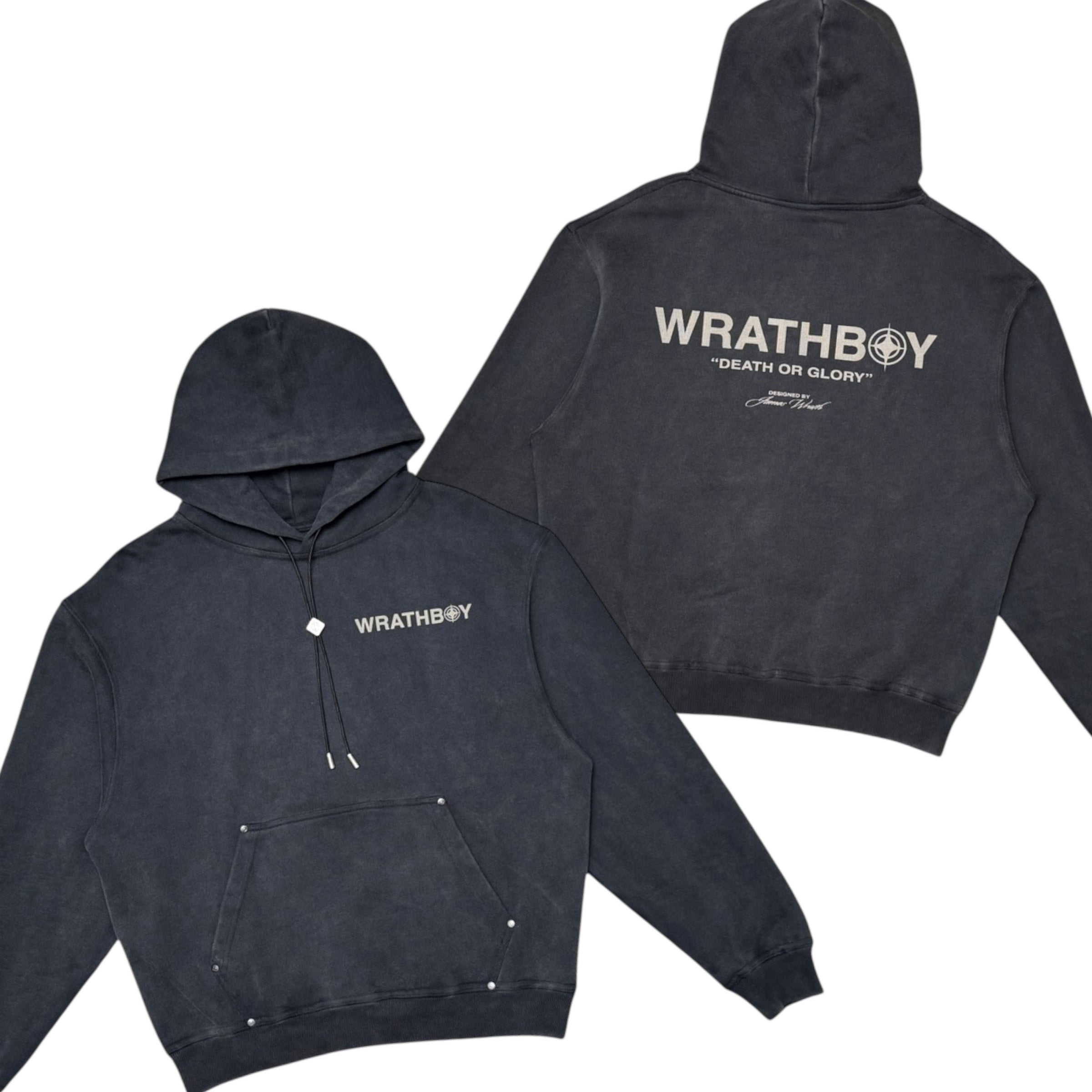 WRATHBOY - Glory Hoodie - Black - 047
