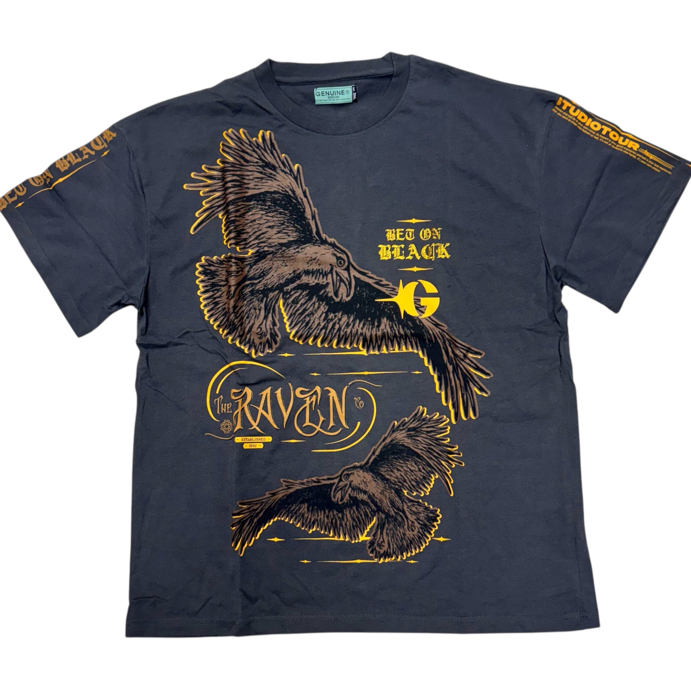 Genuine The Raven T-Shirt Charcoal 6199