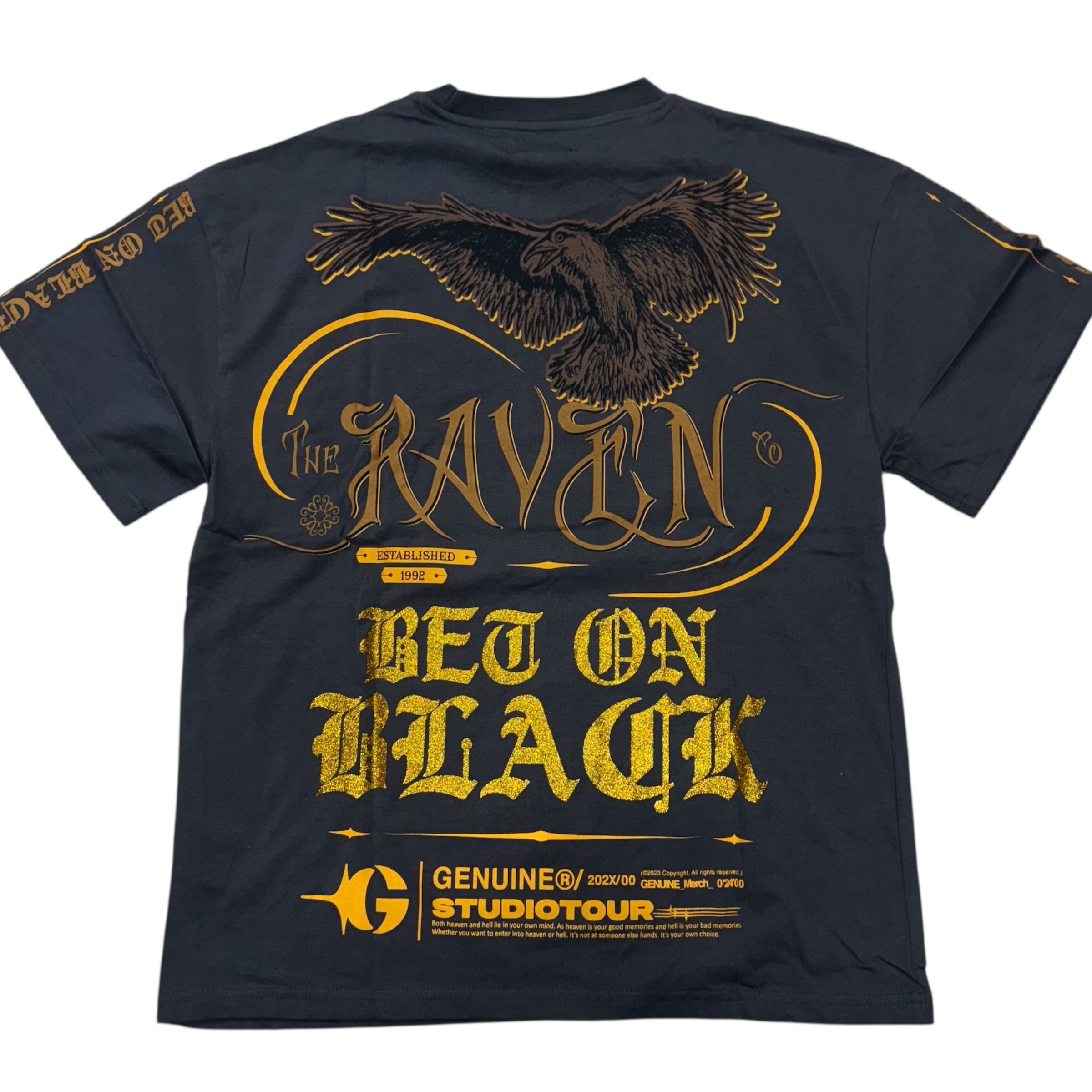 Genuine The Raven T-Shirt Charcoal 6199
