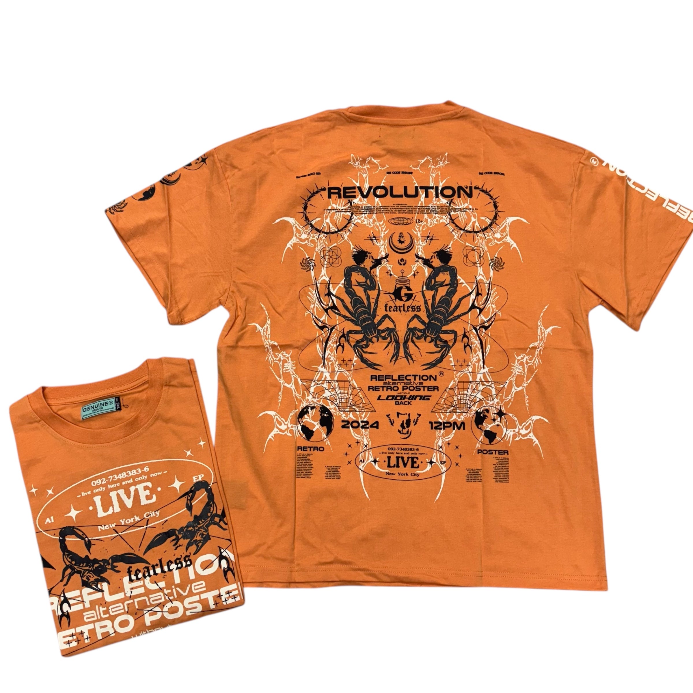 Genuine Reflection T-Shirt Salmon 6193
