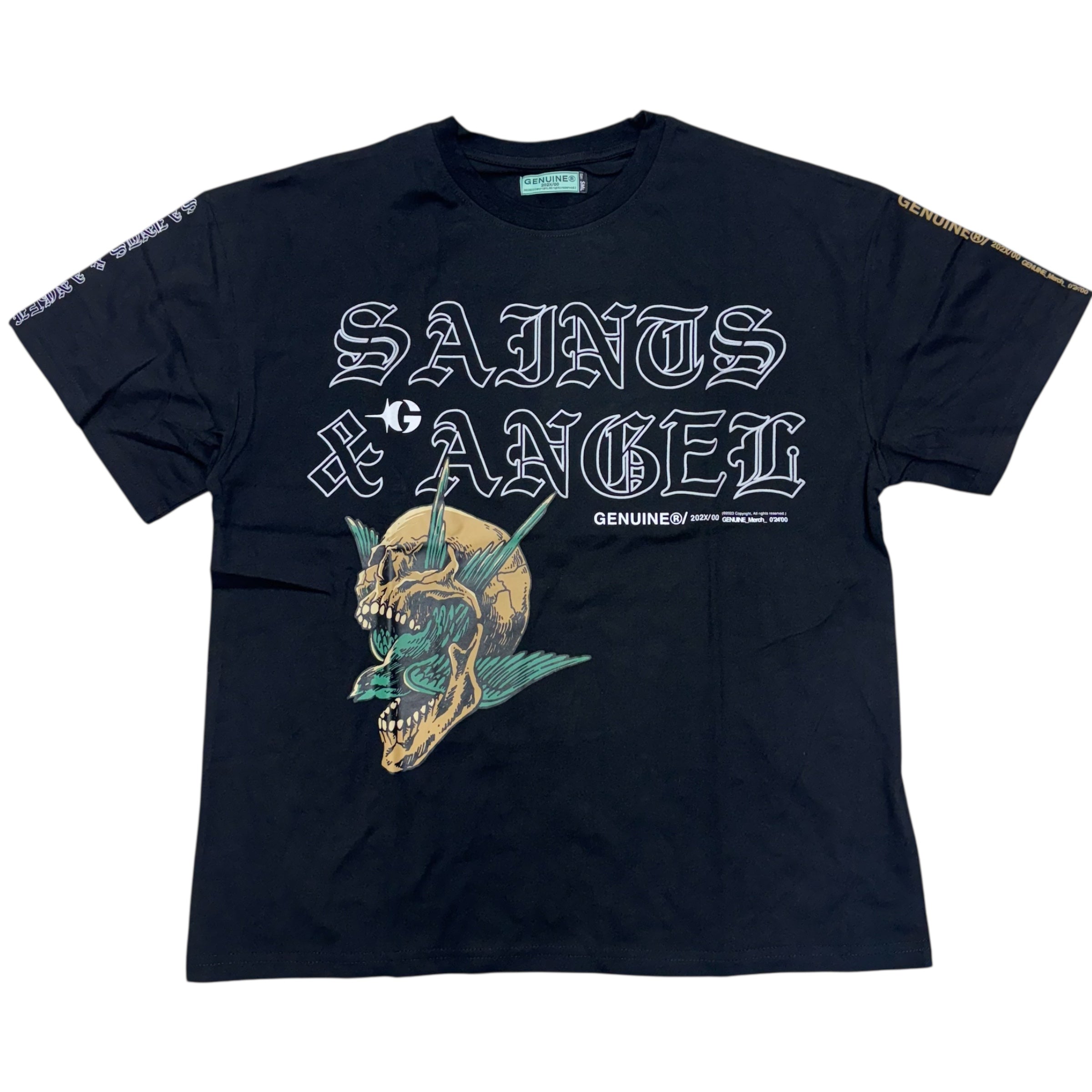 Genuine Saints And Angels T-Shirt Black 6189