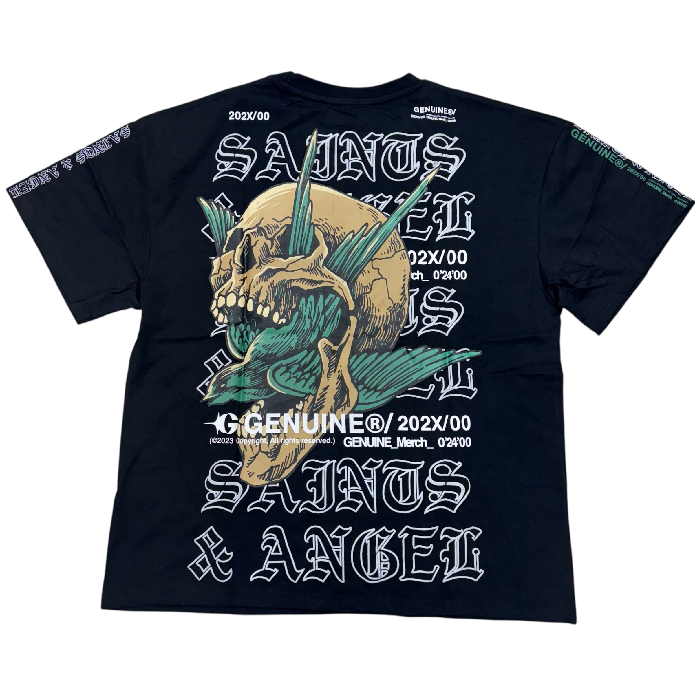 Genuine Saints And Angels T-Shirt Black 6189