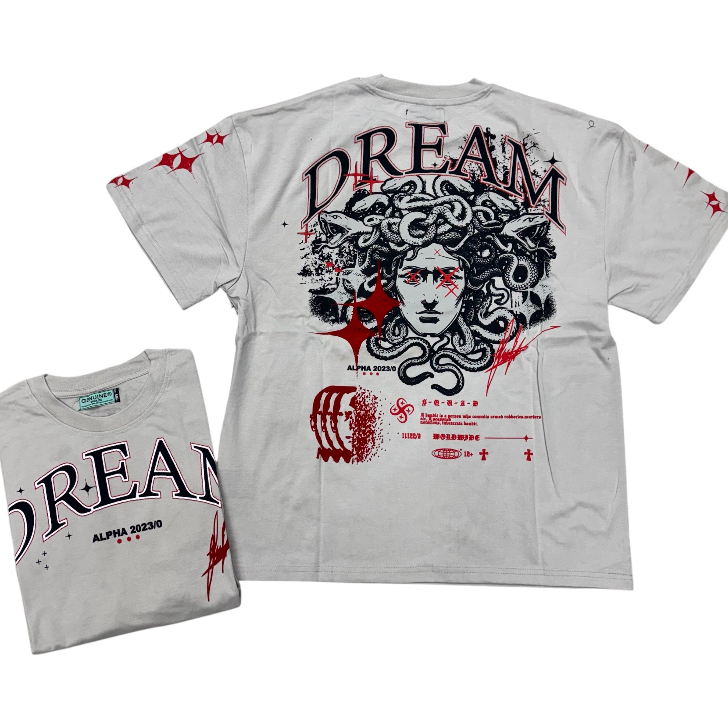 Genuine Dream T-Shirt Light Grey 6197