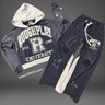 Navy/Grey Wash