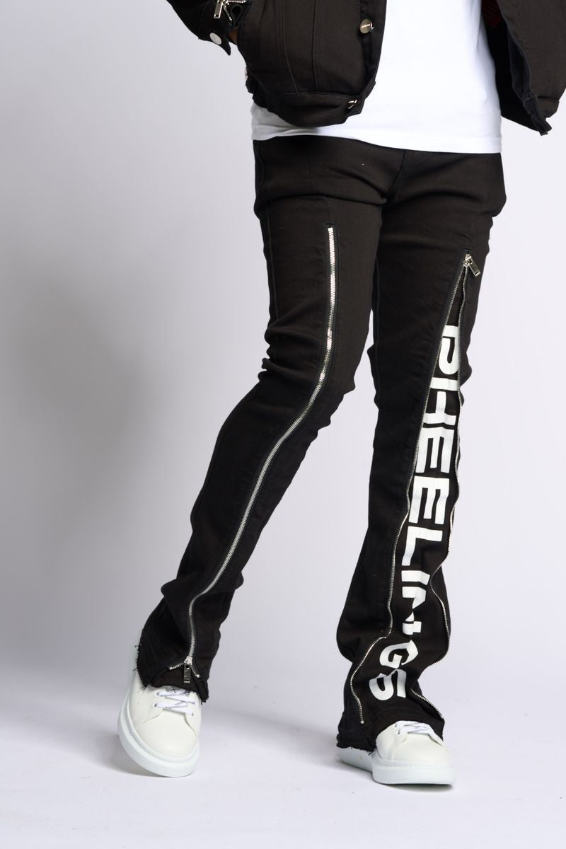 Pheelings WITHDRAWN Stacked Denim Black M