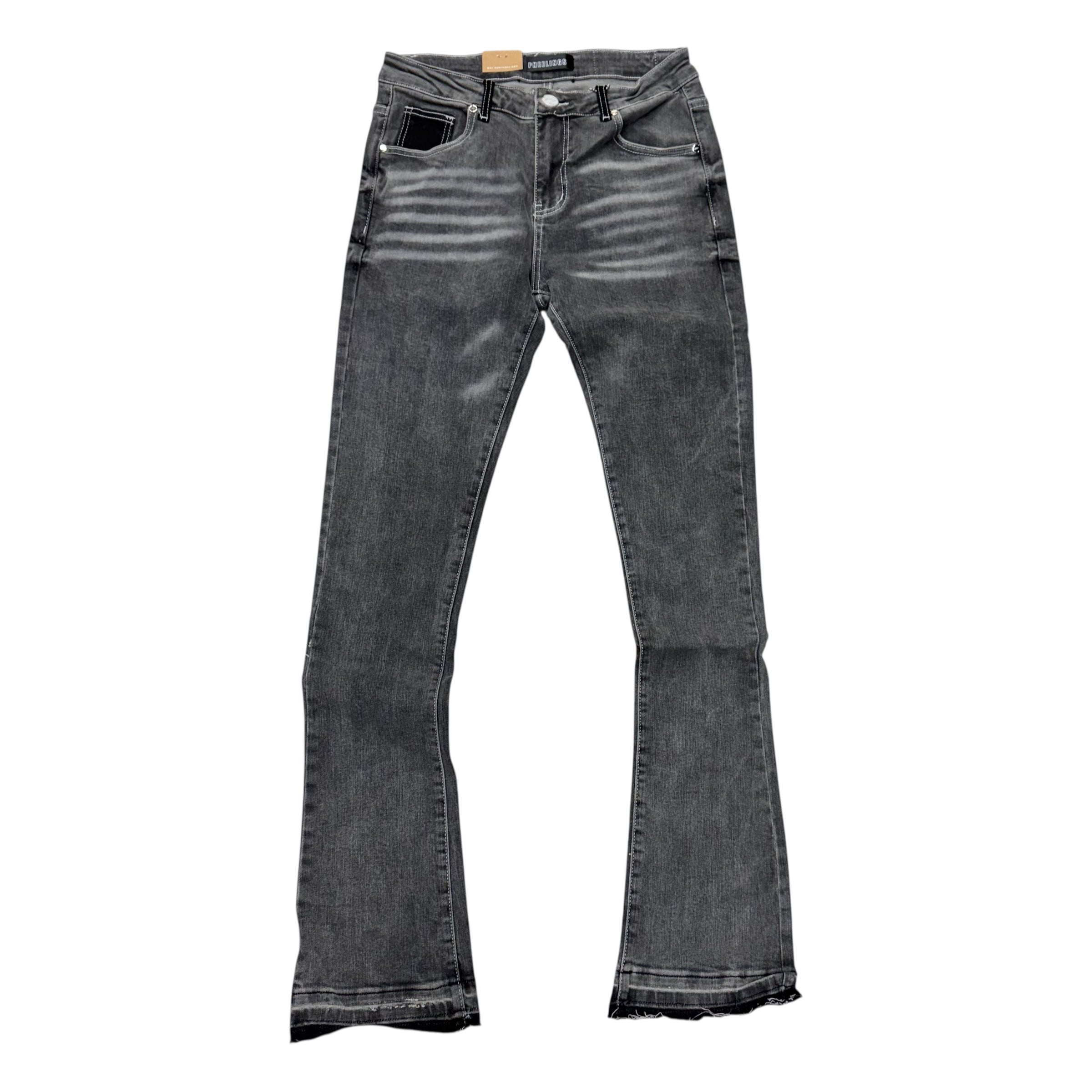 Pheelings Loves Symphony Flare Stacked Denim Charcoal