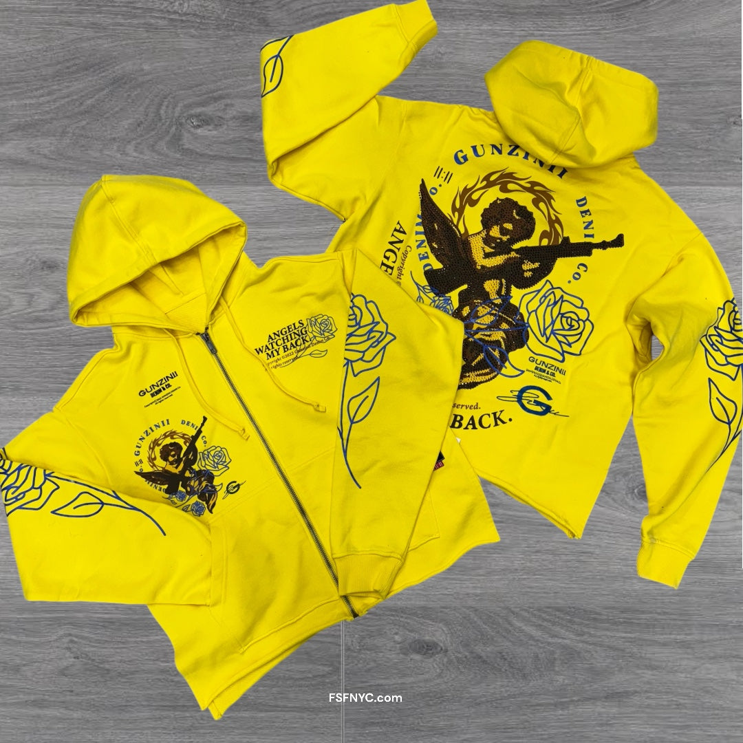 Gunzinii Hoodie Yellow Gz527