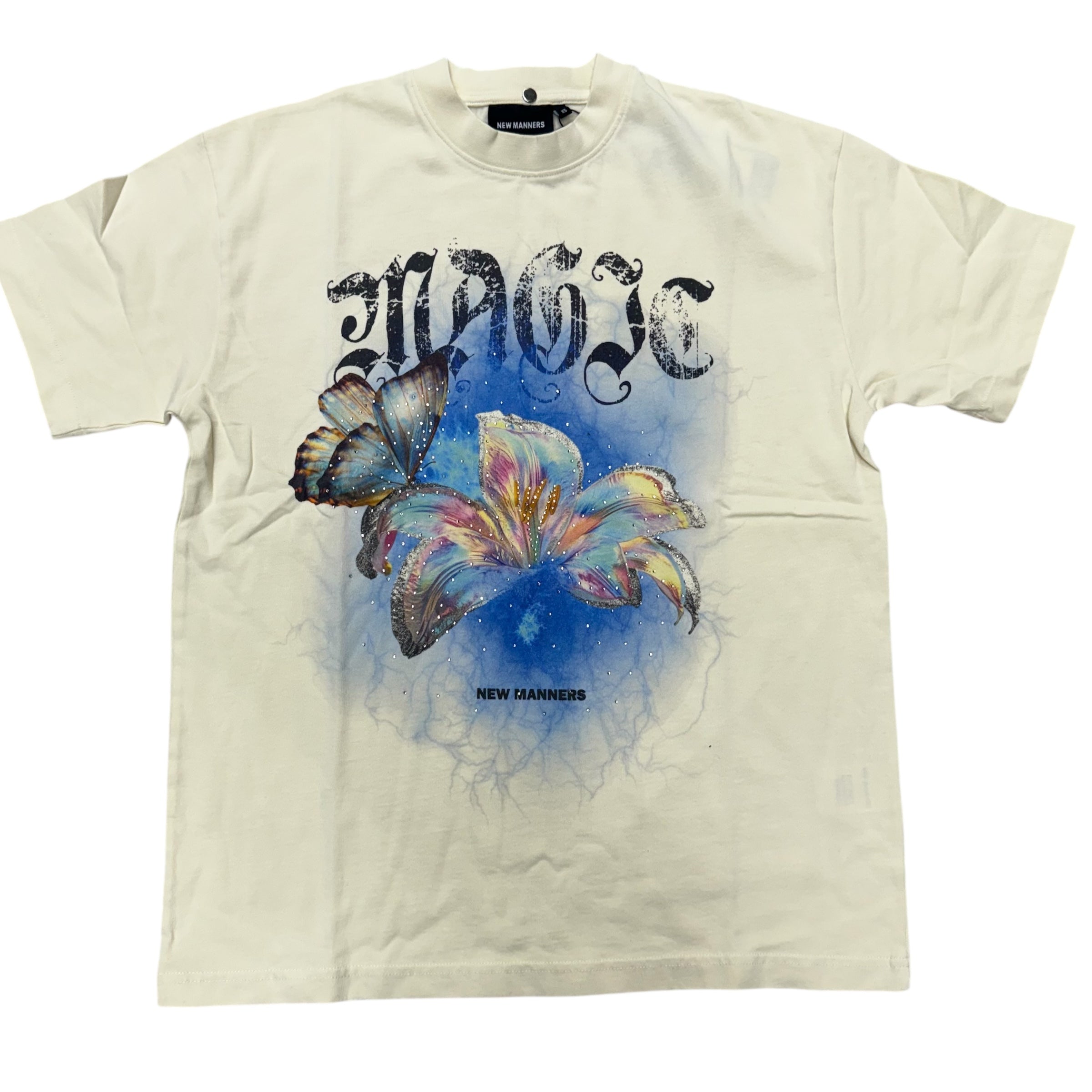 Manners Rhinestone Magic Premium Tee Cream