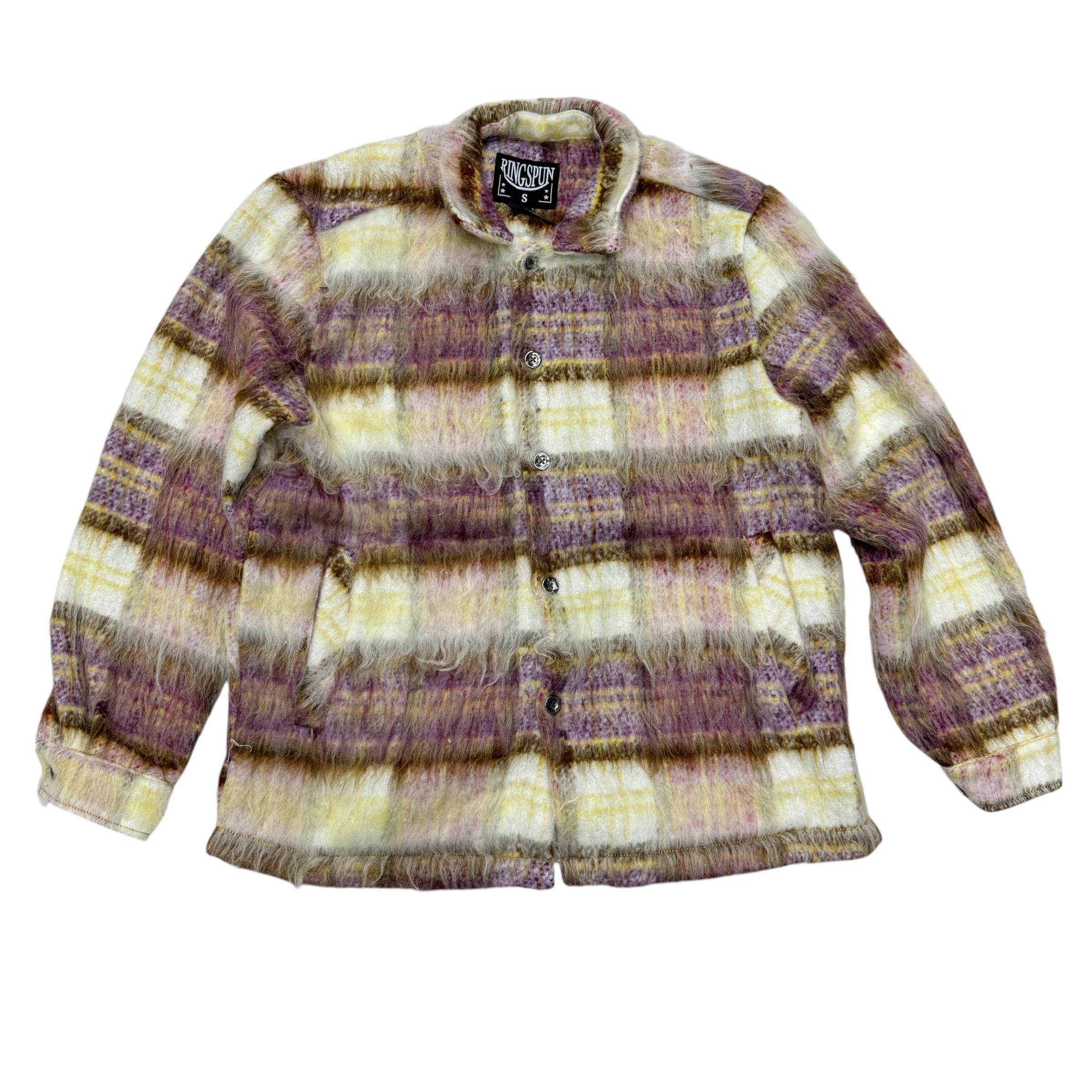 Mohair Flannel Shacket Purple 783