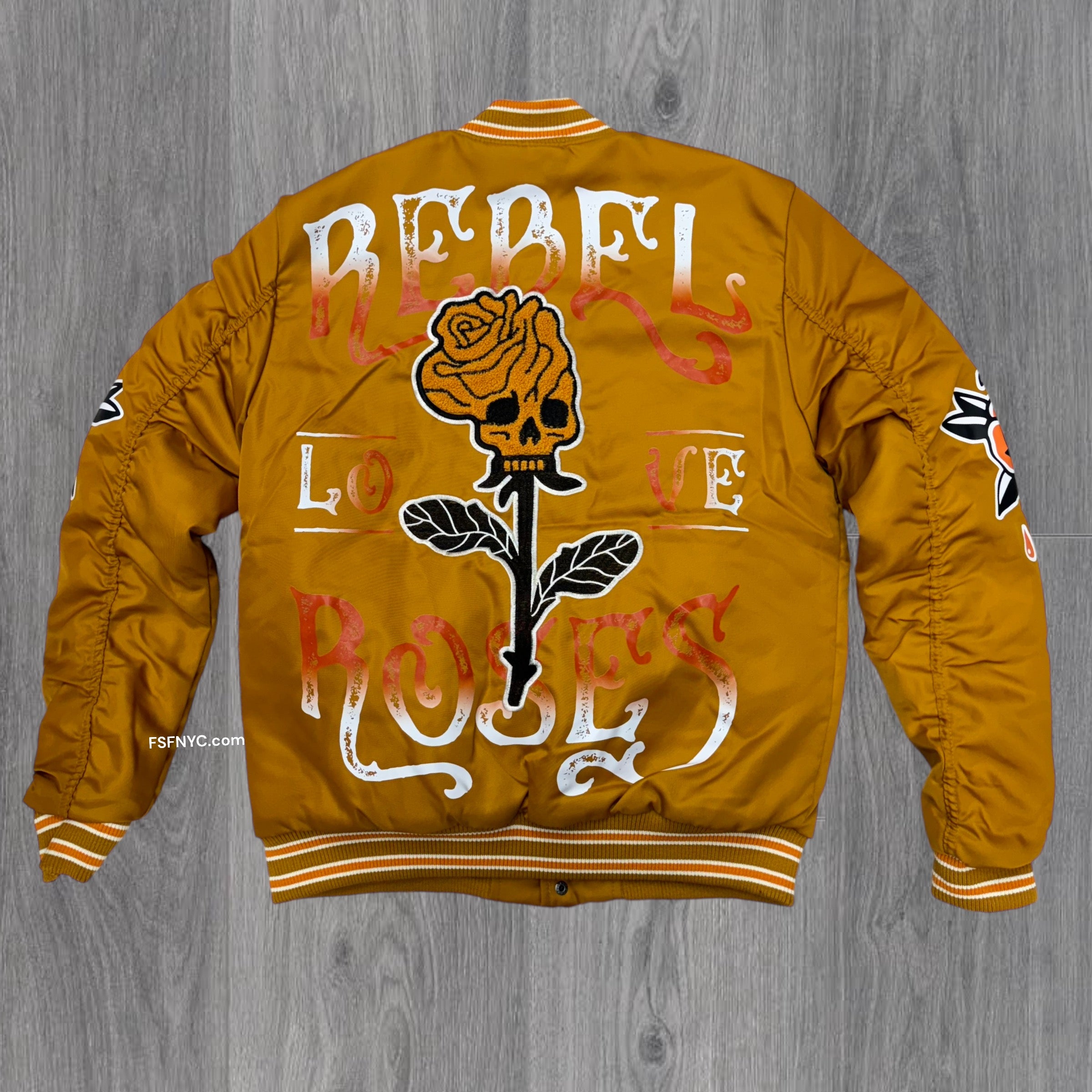 Rebel Roses Flight Jacket Timber 545