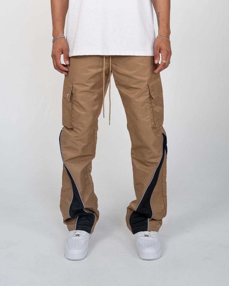 EPTM Stacked MV Nylon Cargo  Pants Khaki