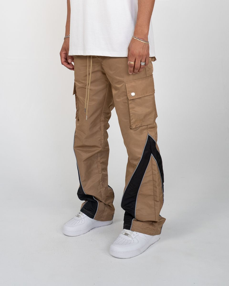 EPTM Stacked MV Nylon Cargo  Pants Khaki