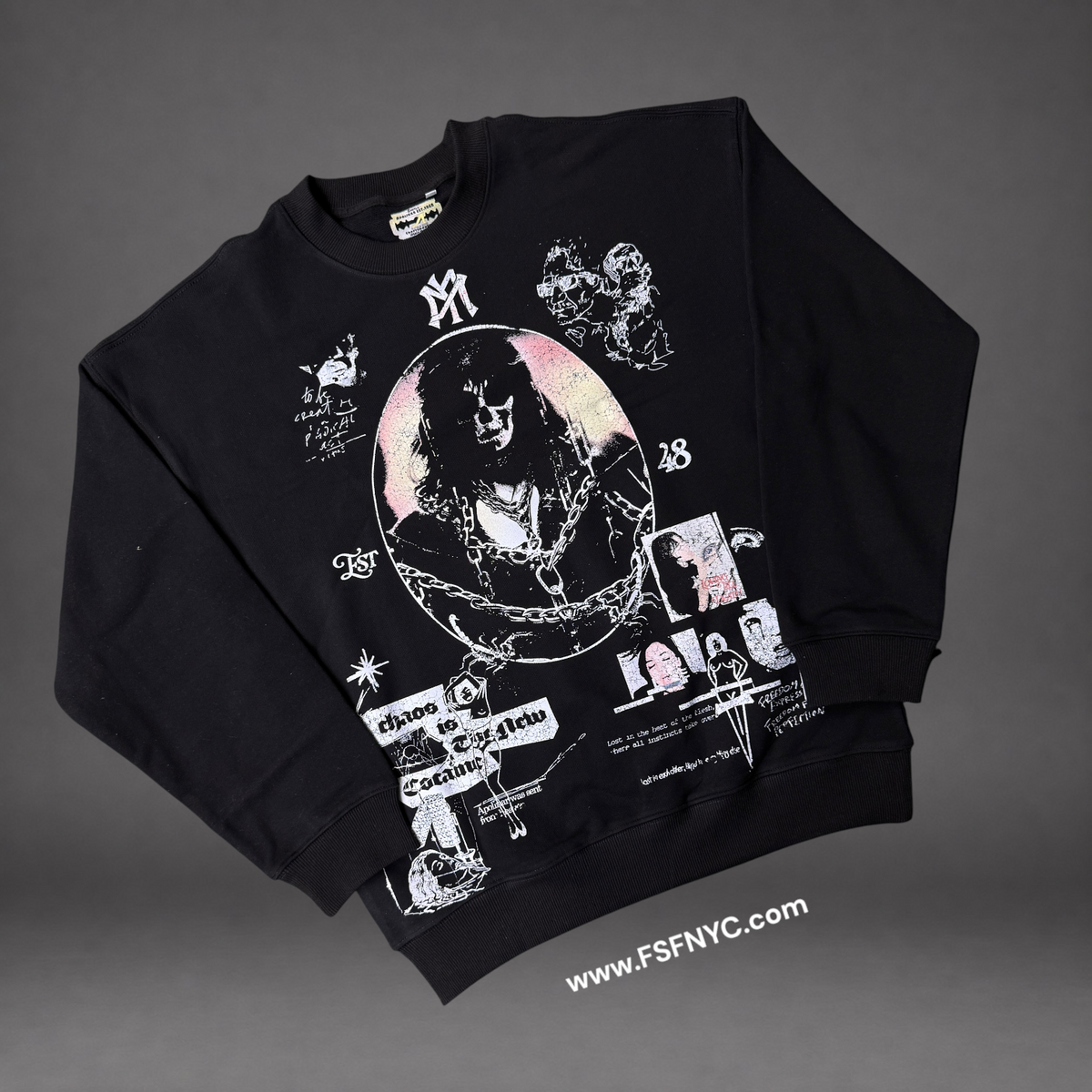 Apolinar - Freedom Crewneck Sweater - Black
