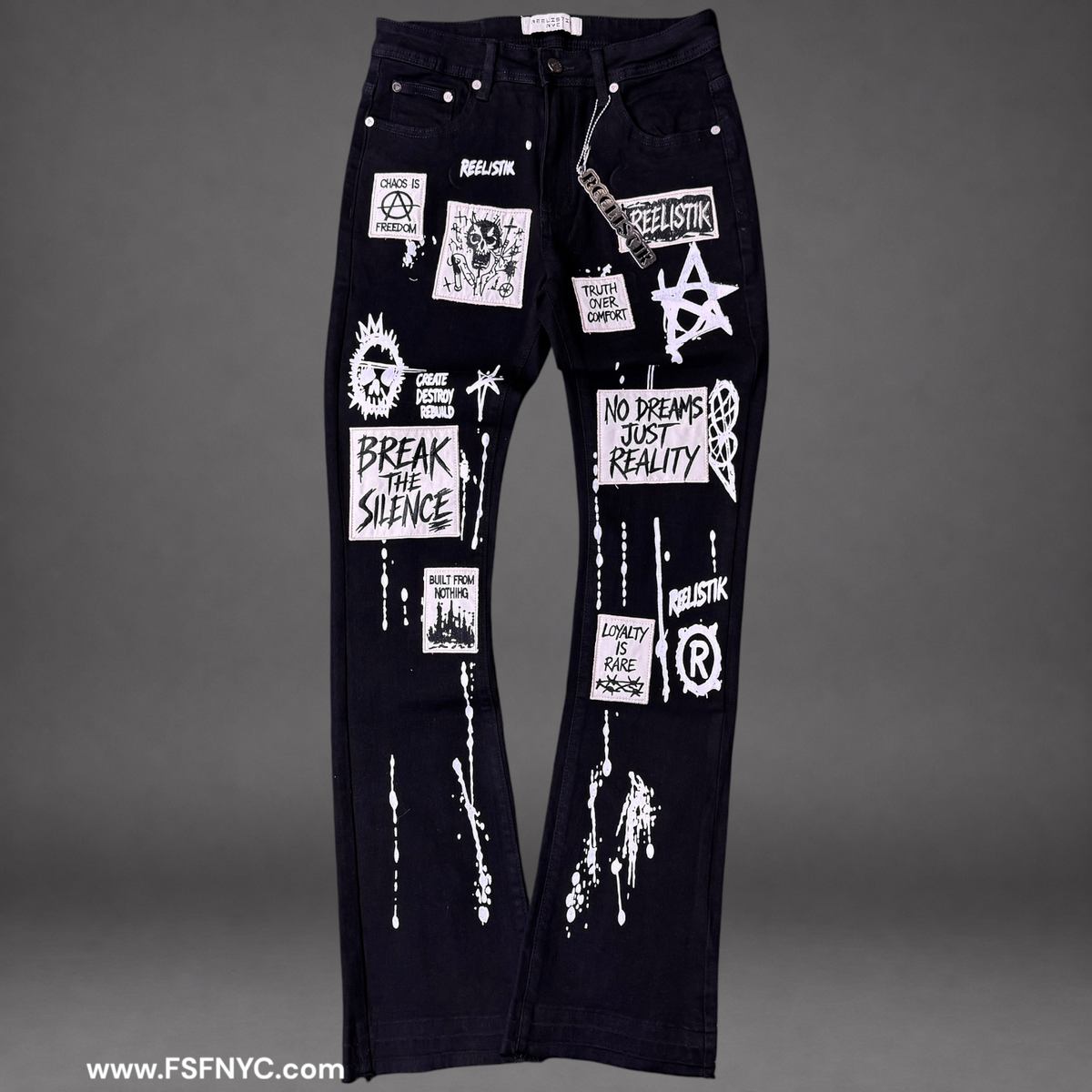 Reelistik - Stacked Denim Black - 018