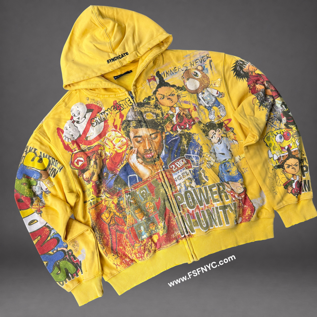 SYN - Unity 2 Zip Up Hoodie - Yellow