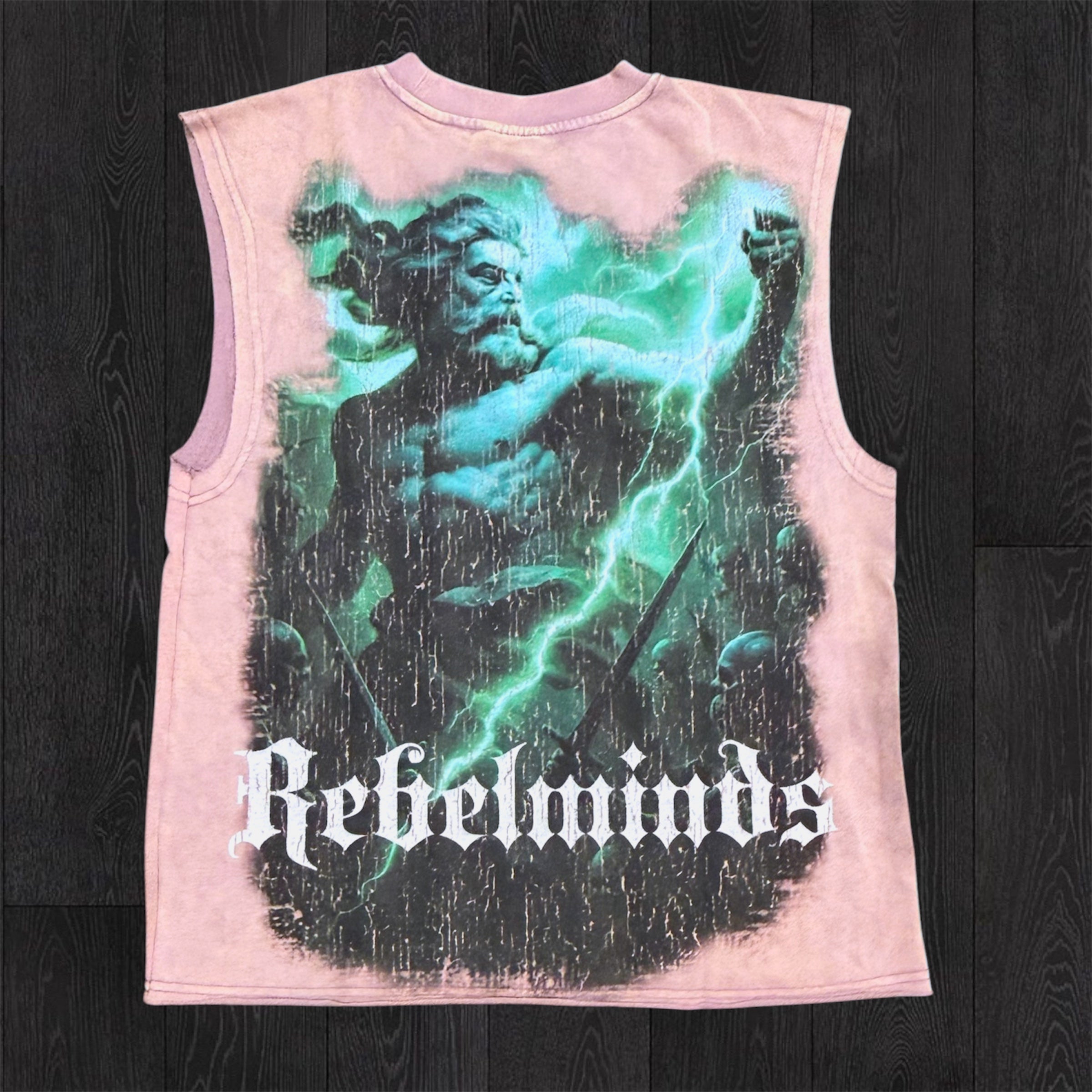 Ruthless Sleeveless Tee - Sage Pink - 11020
