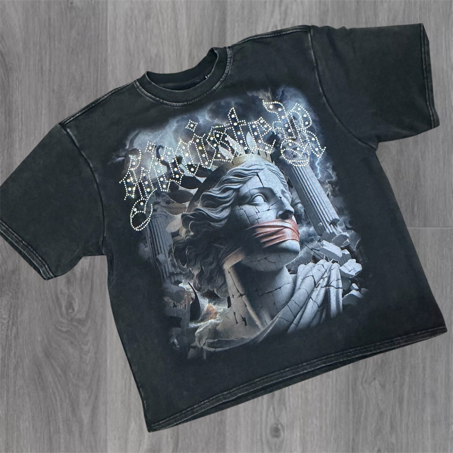 Sinister Crystal T-shirt  - Black - 11178
