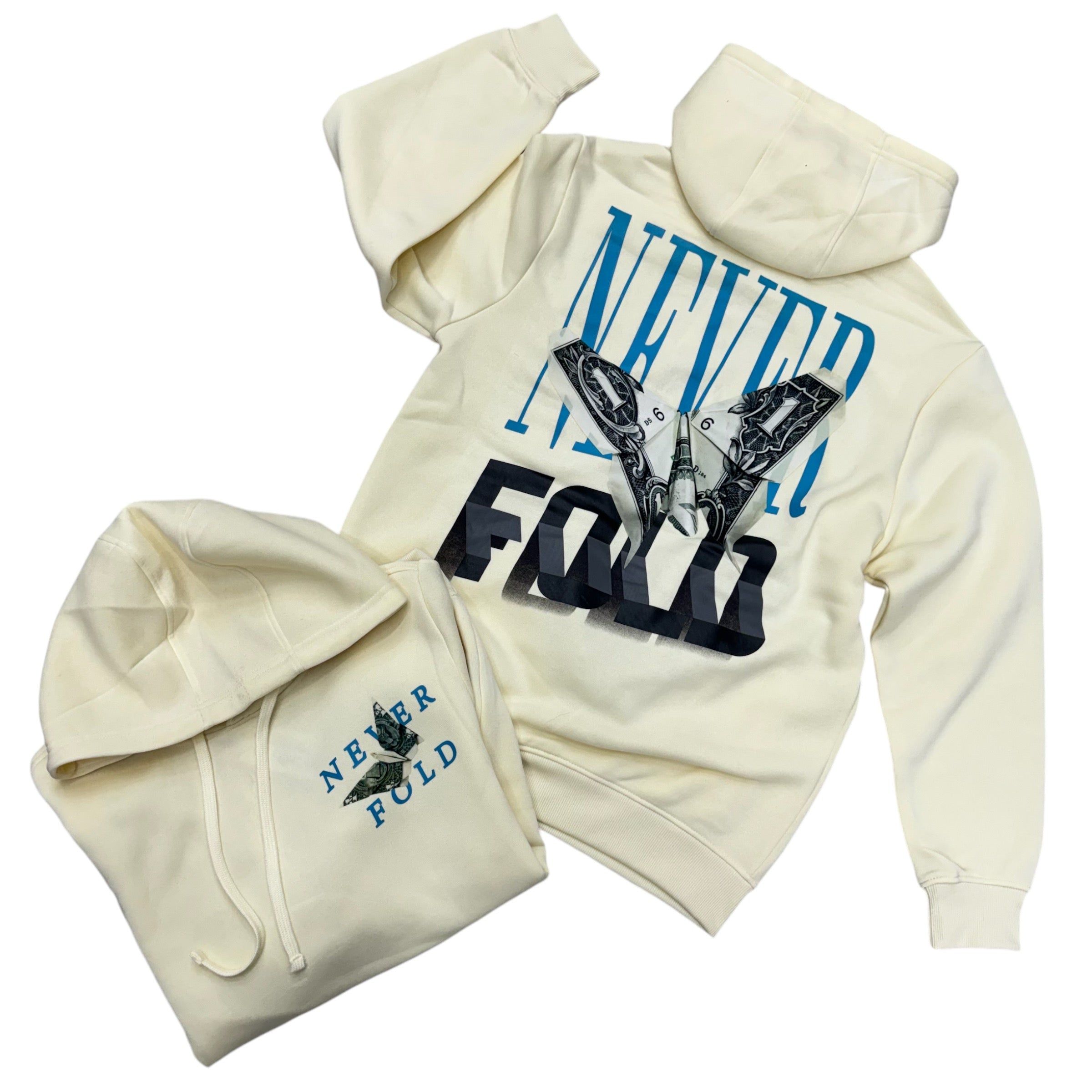 Never Fold Hoodie Cream 331