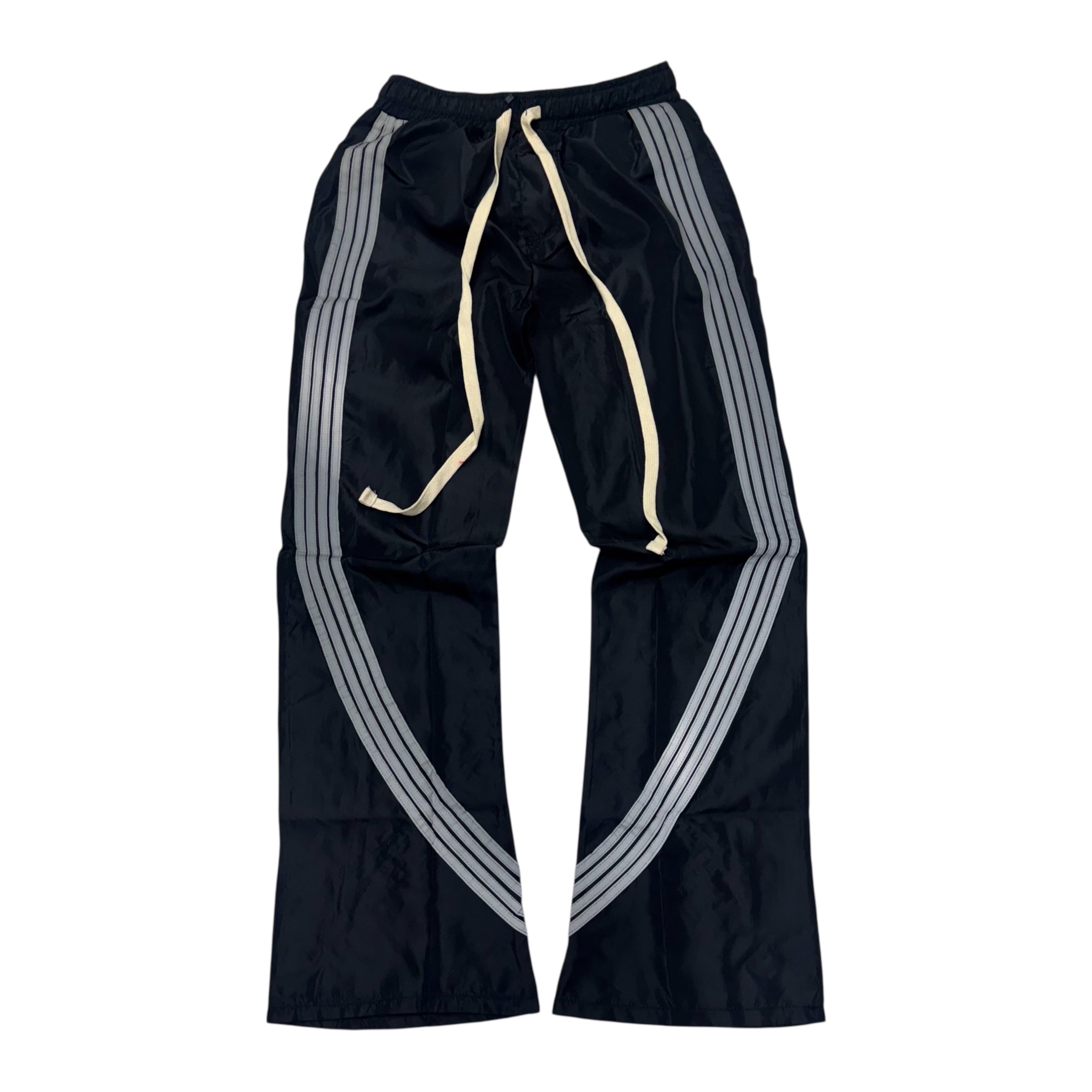 Narr stacked Nylon Pants Black Reflective (fit Slim, go up 1 size )