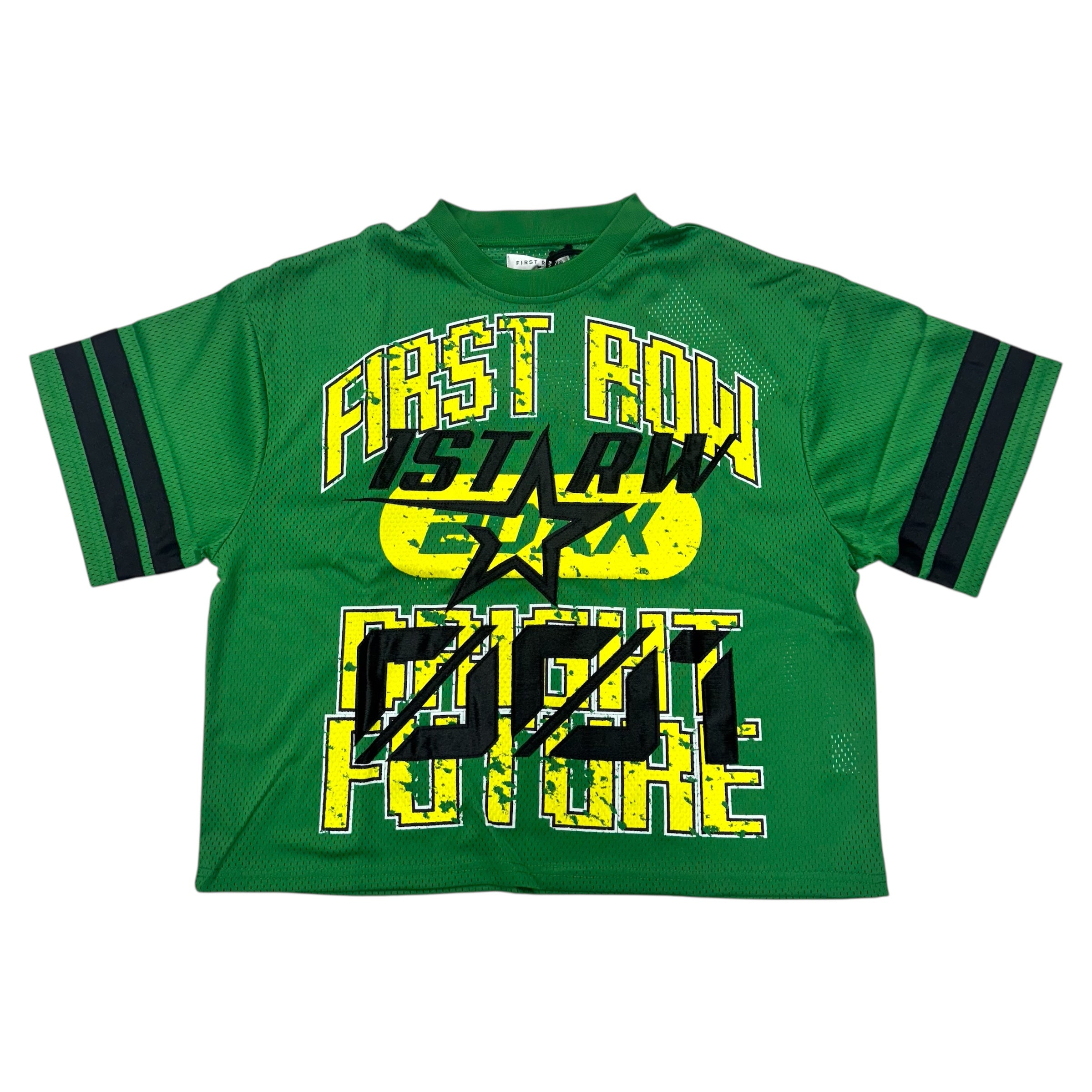 FR Football Jersey Green-Yellow 1008
