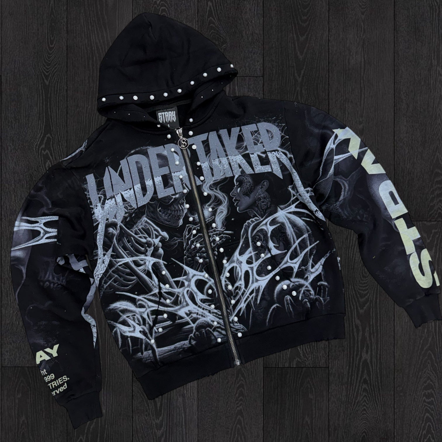 Stray - Undertaker Crystal Hoodie - black  - 1611