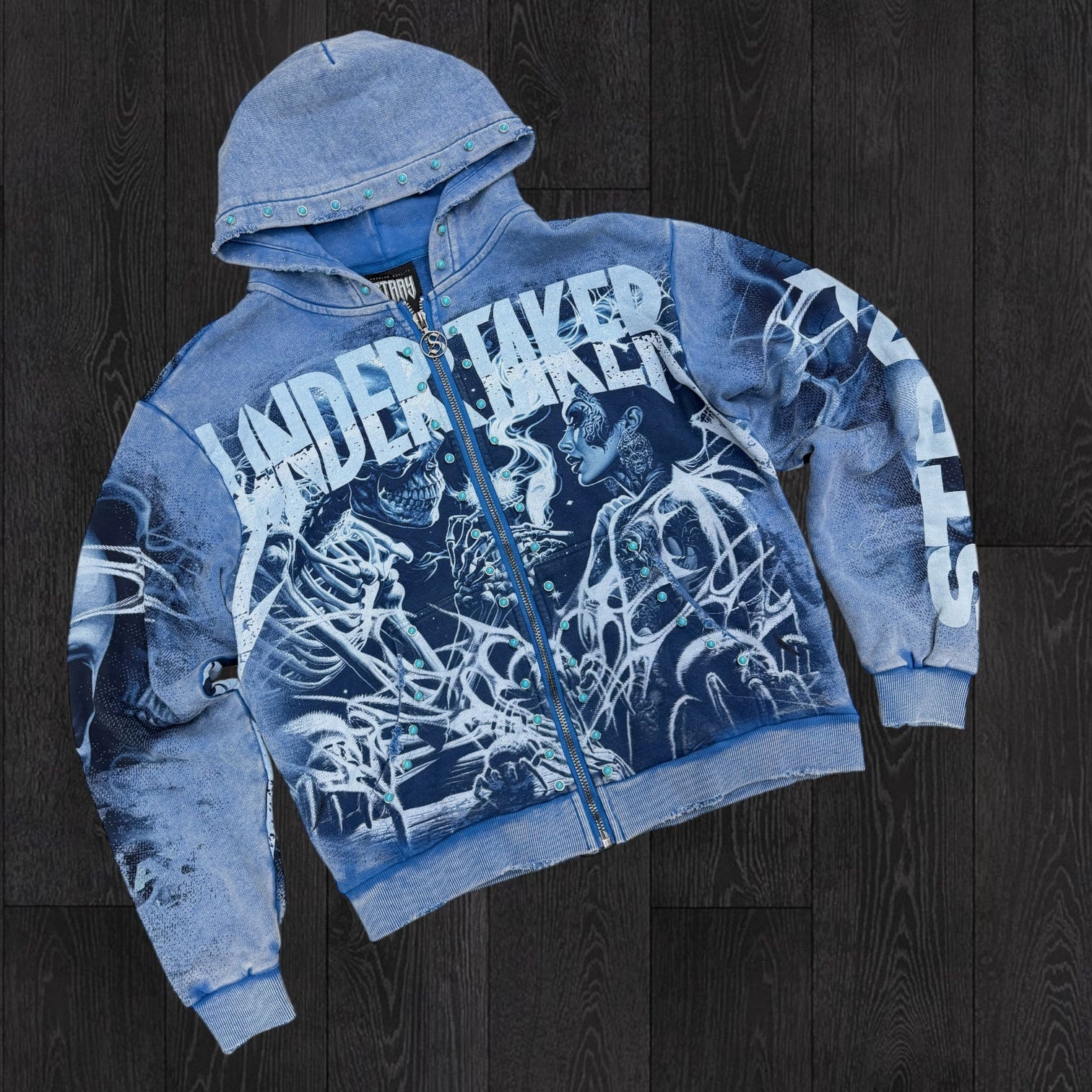 Stray - Undertaker Crystal Hoodie - Blue - 1611