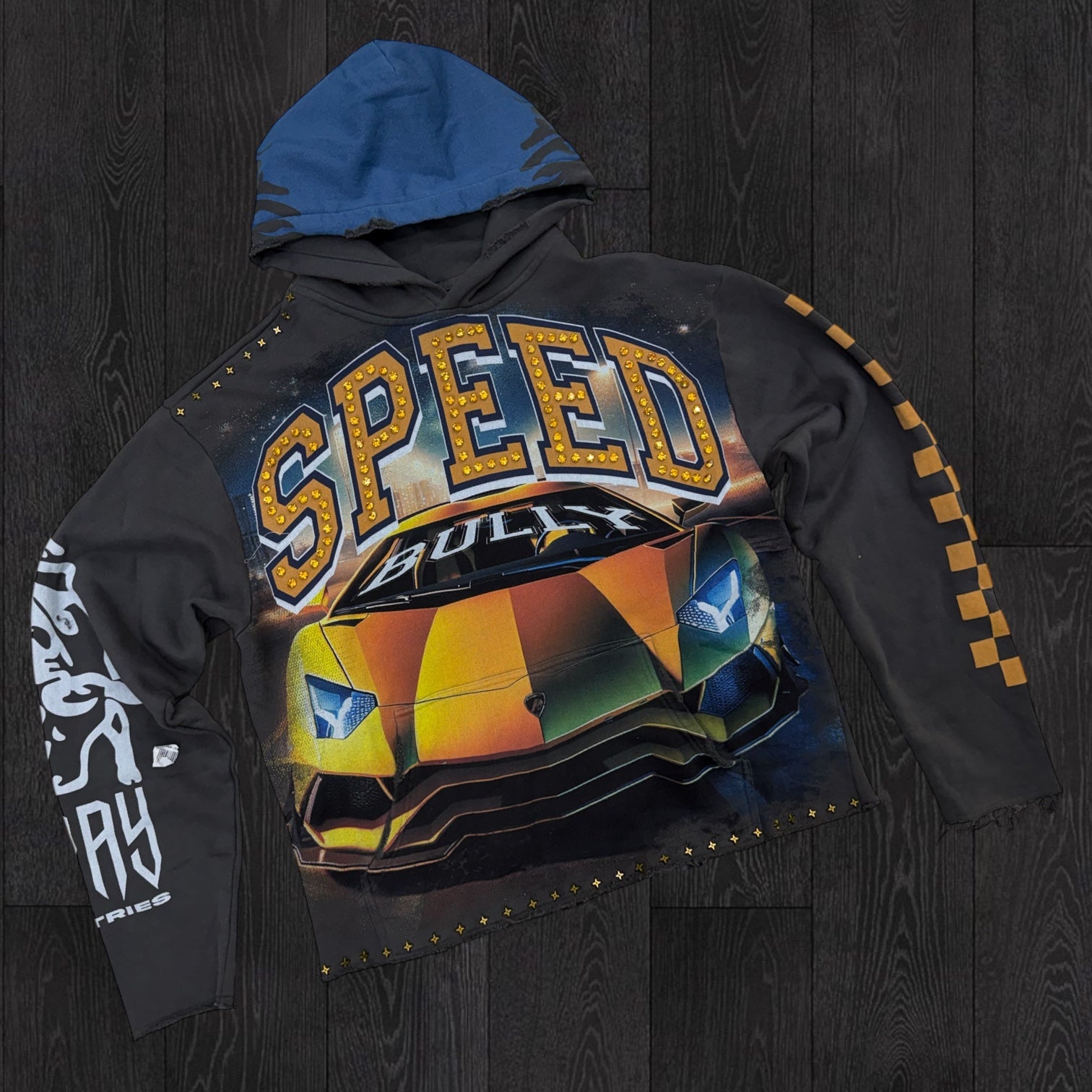 Stray - Speed Crystal Hoodie - Charcoal  - 1603