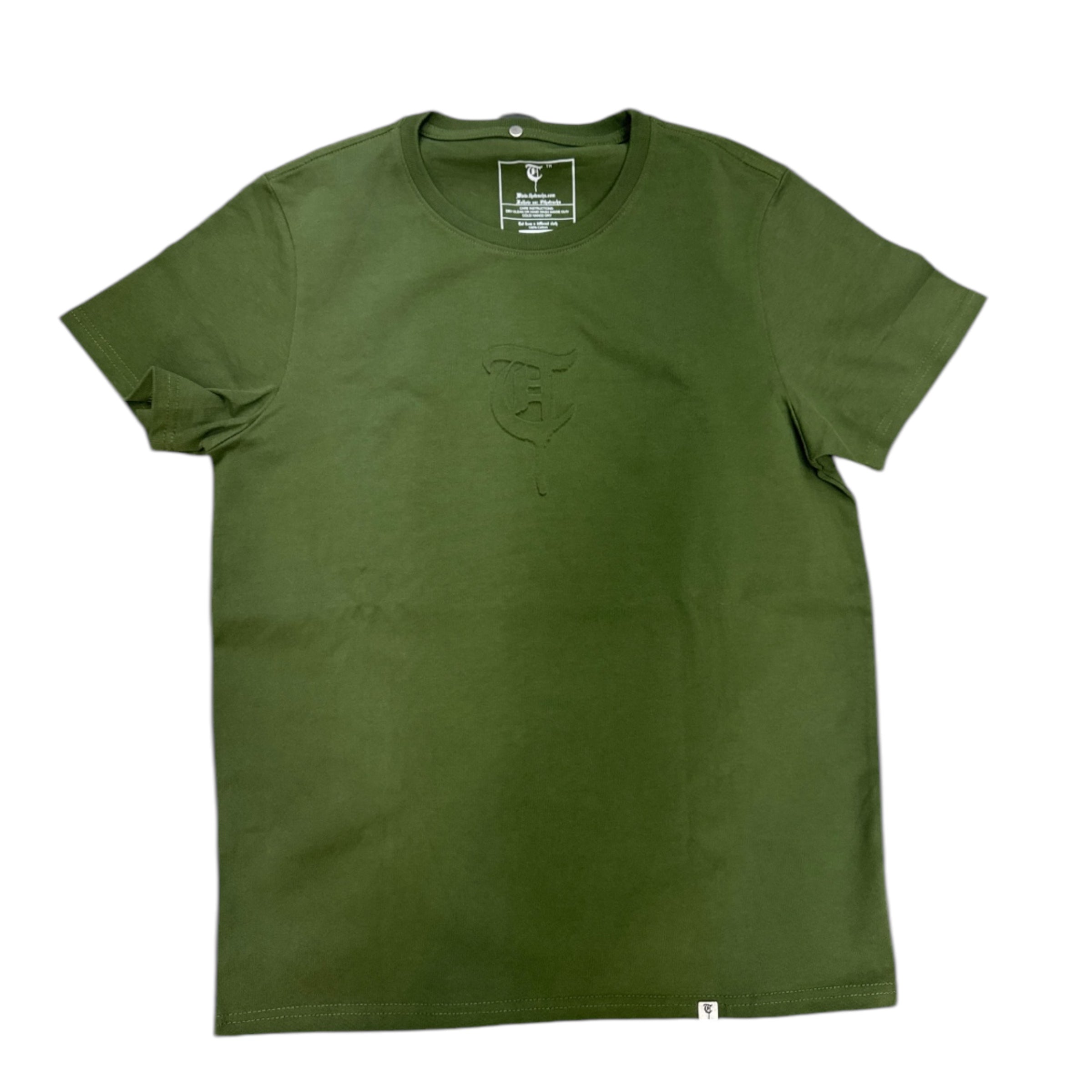 Trnchs classic logo tee olive