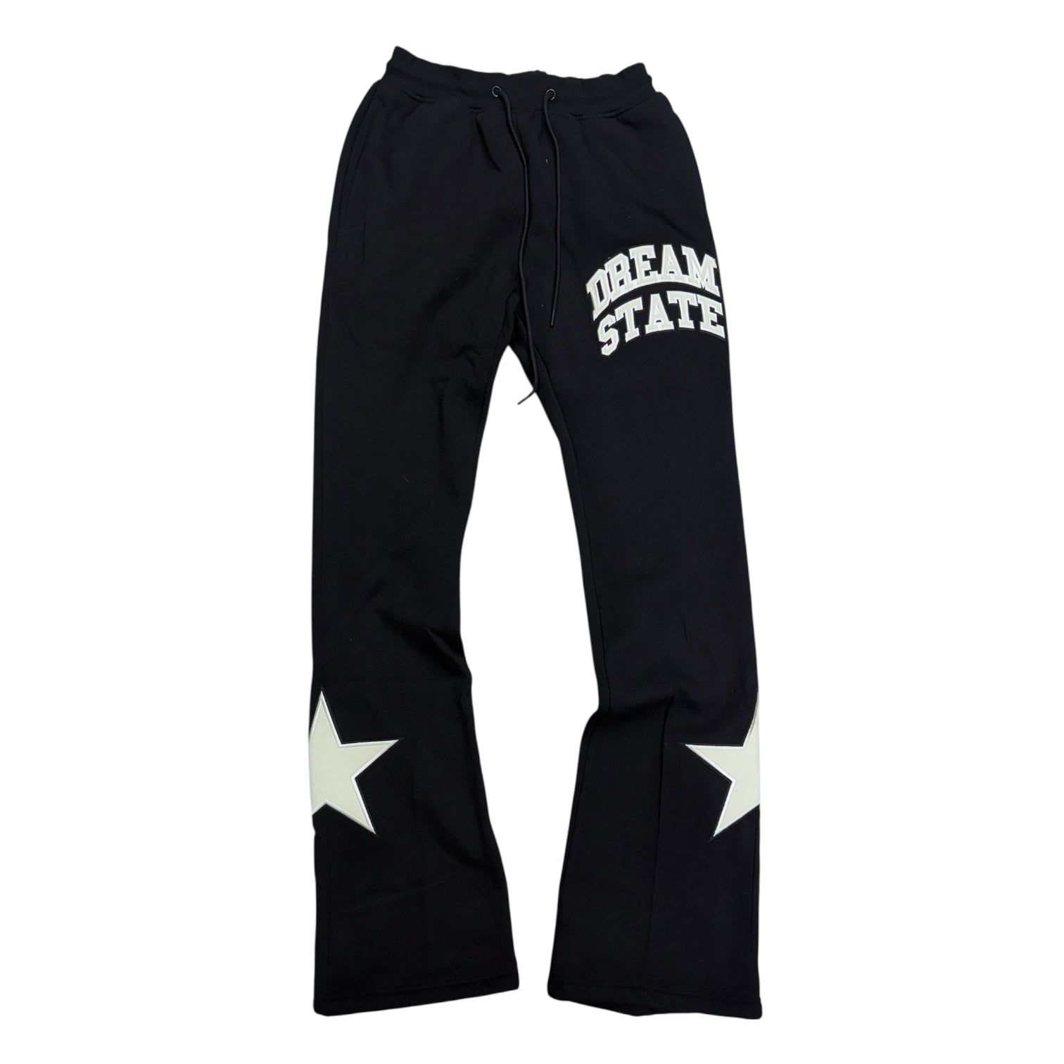 Roku - Stacked Dream Sweats Pants - Black - 1809