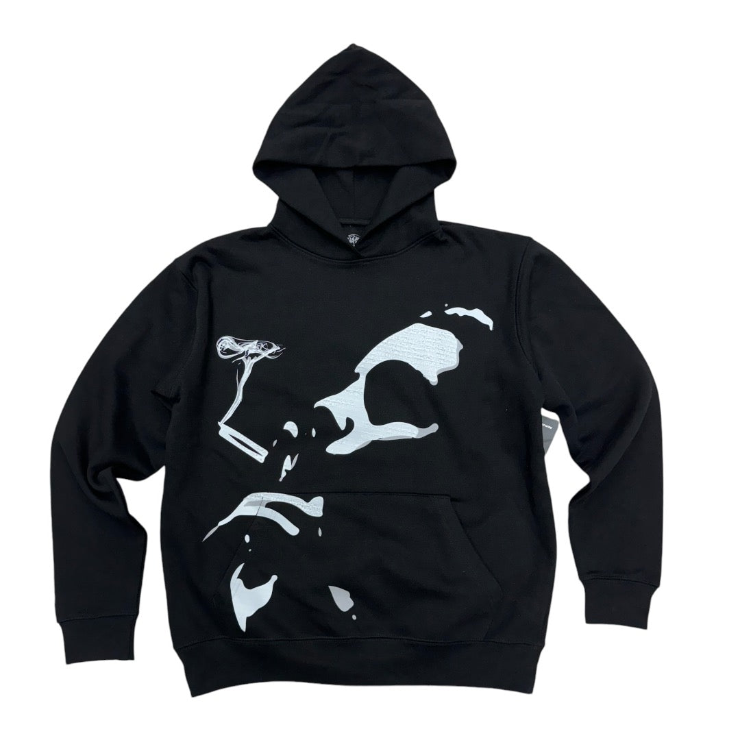 Chasing Smoking Hoodie Black