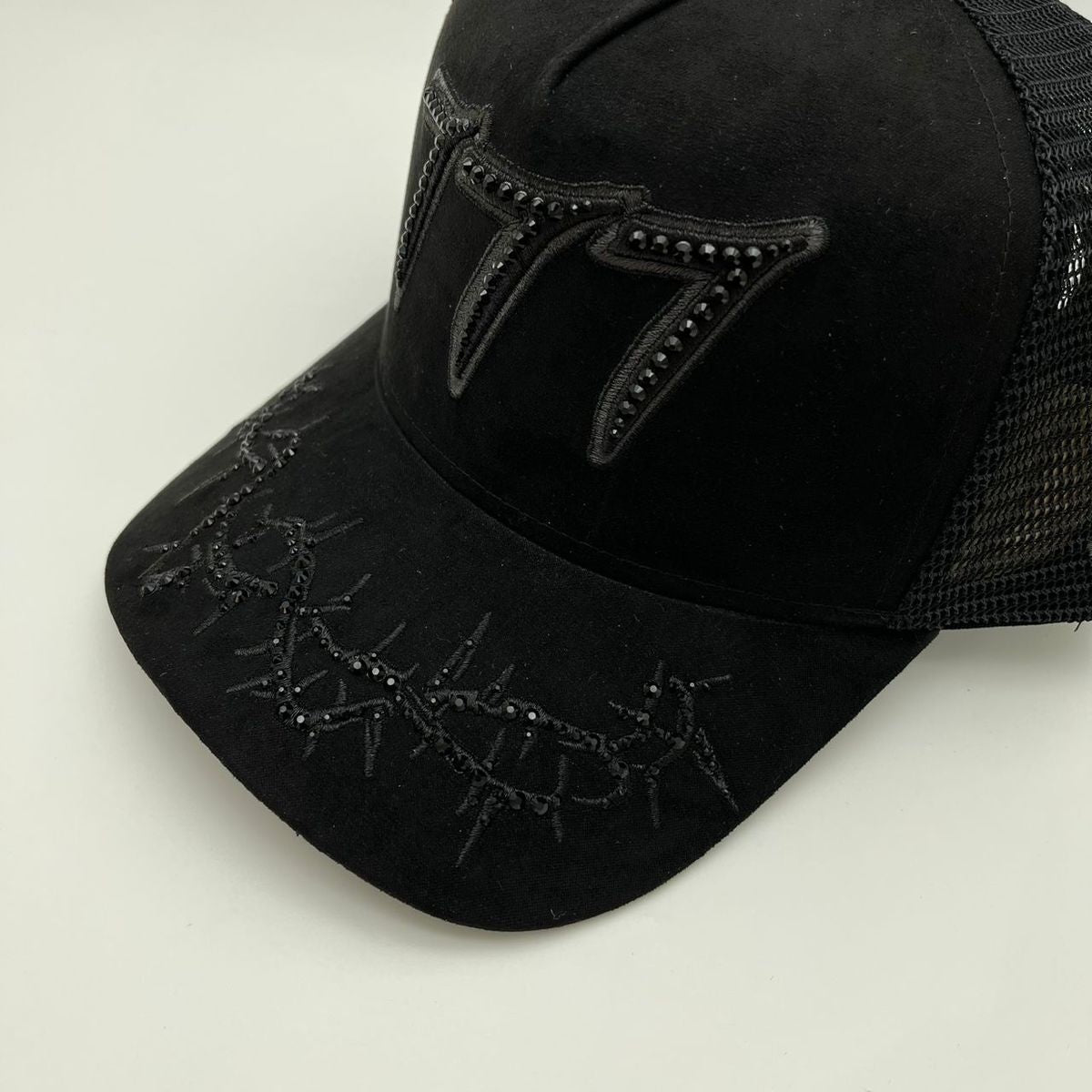 Hudson - “Chains”  777 Trucker hat - Triple Black V2