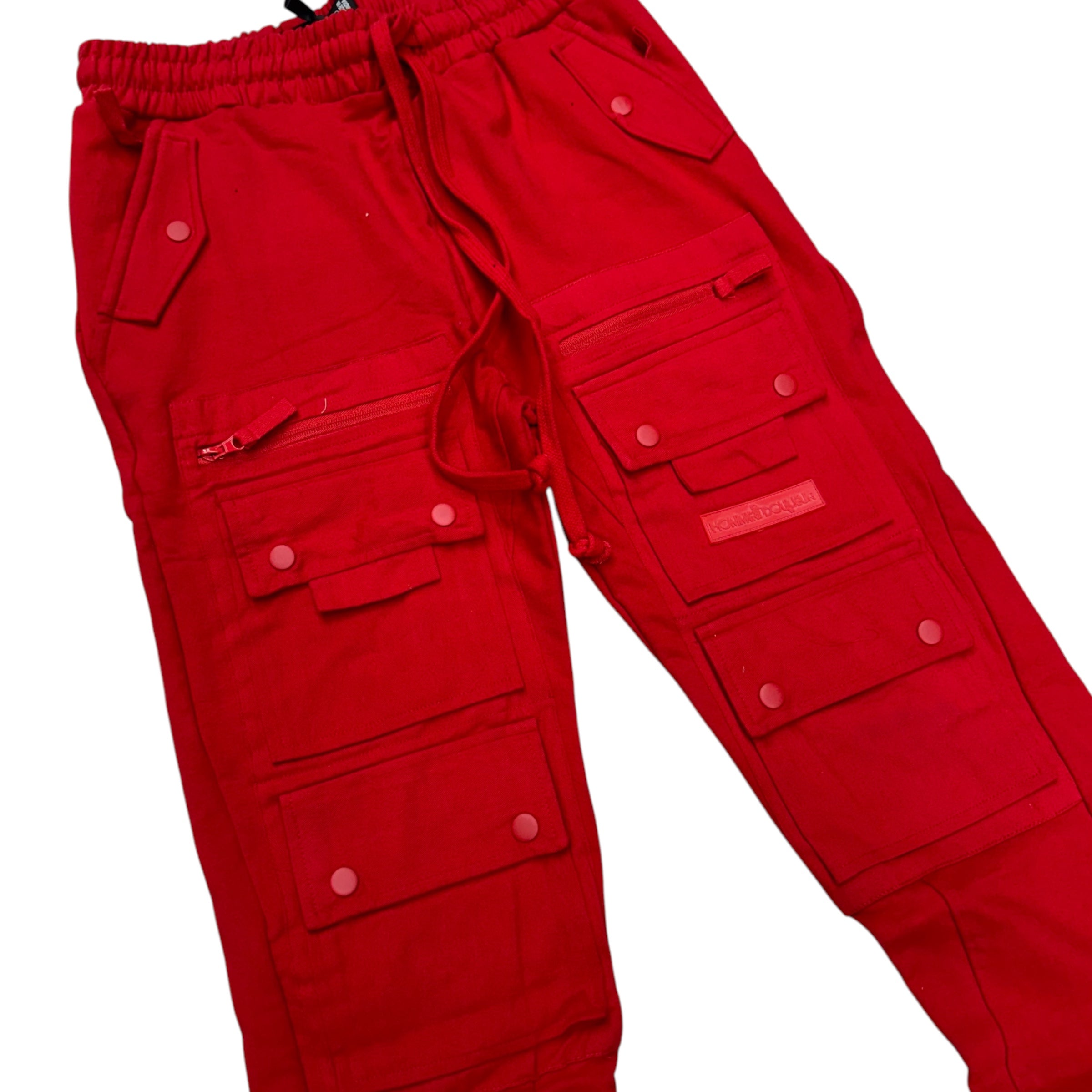 Hudson Stacked Heavy Weight Utility Sweat Pants Red 536