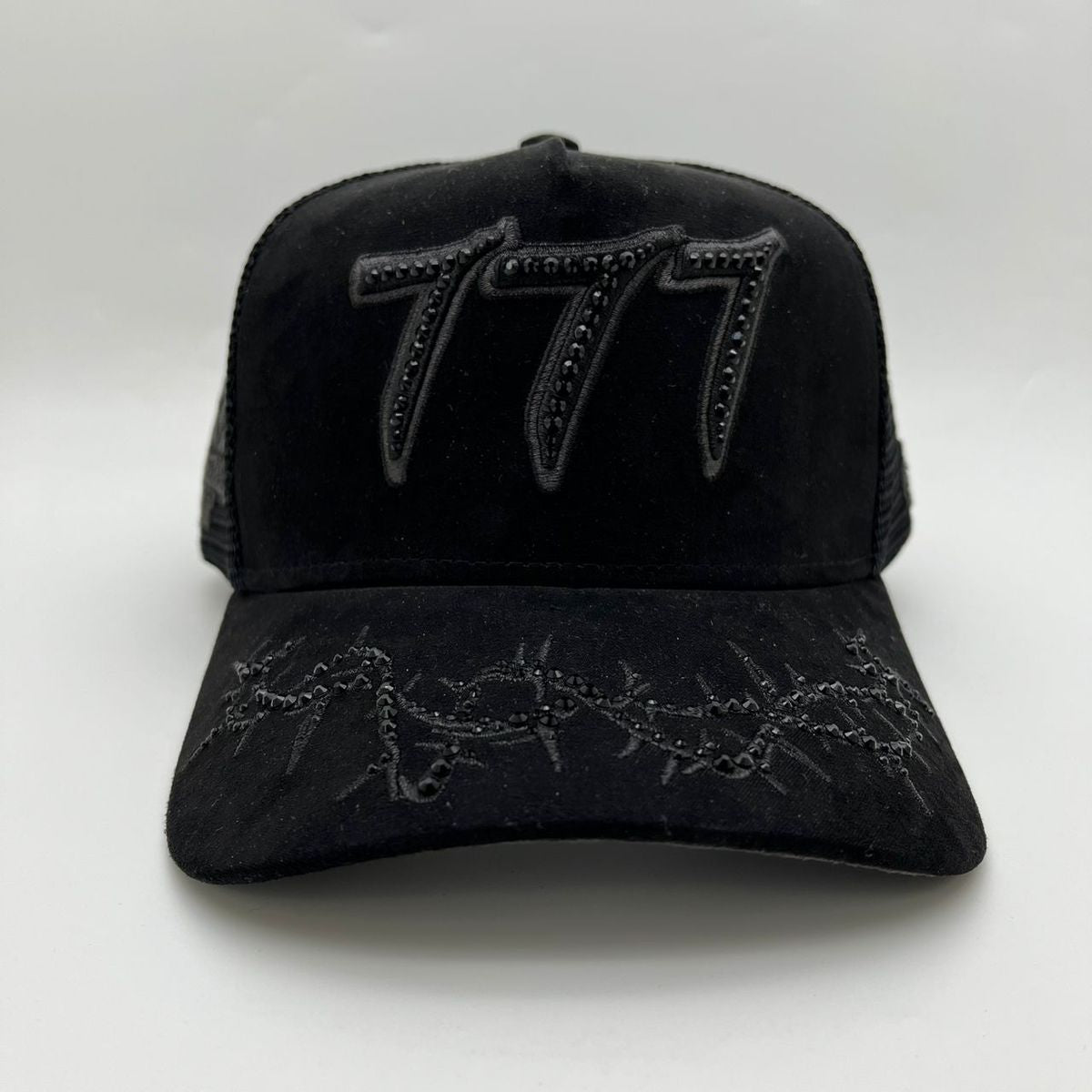 Hudson - “Chains”  777 Trucker hat - Triple Black V2