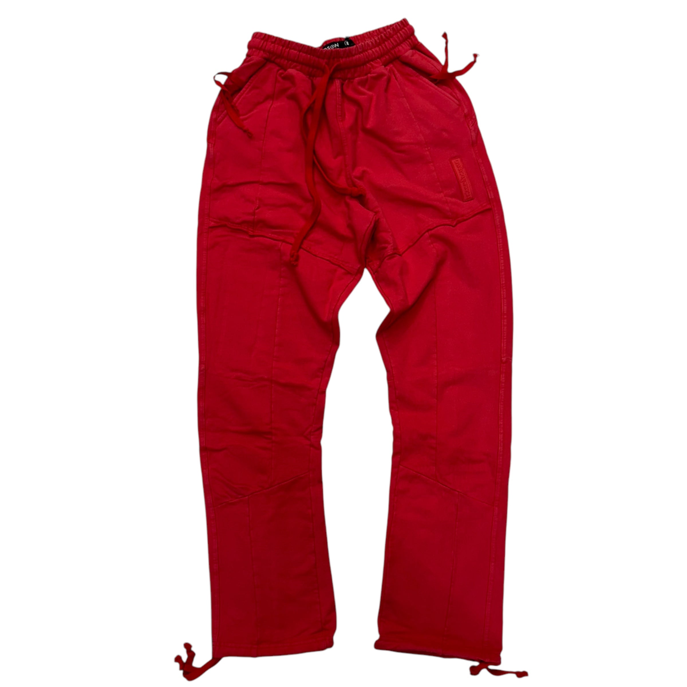 Hudson Straight Fit Weight Sweat Pants Red 537