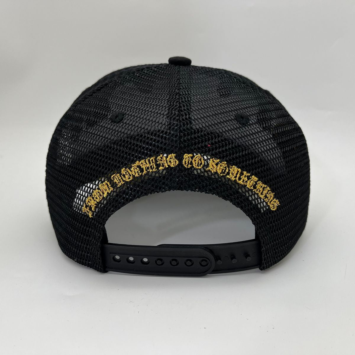 HDSN - “Chains”  777 Trucker hat - Black/Gold V2