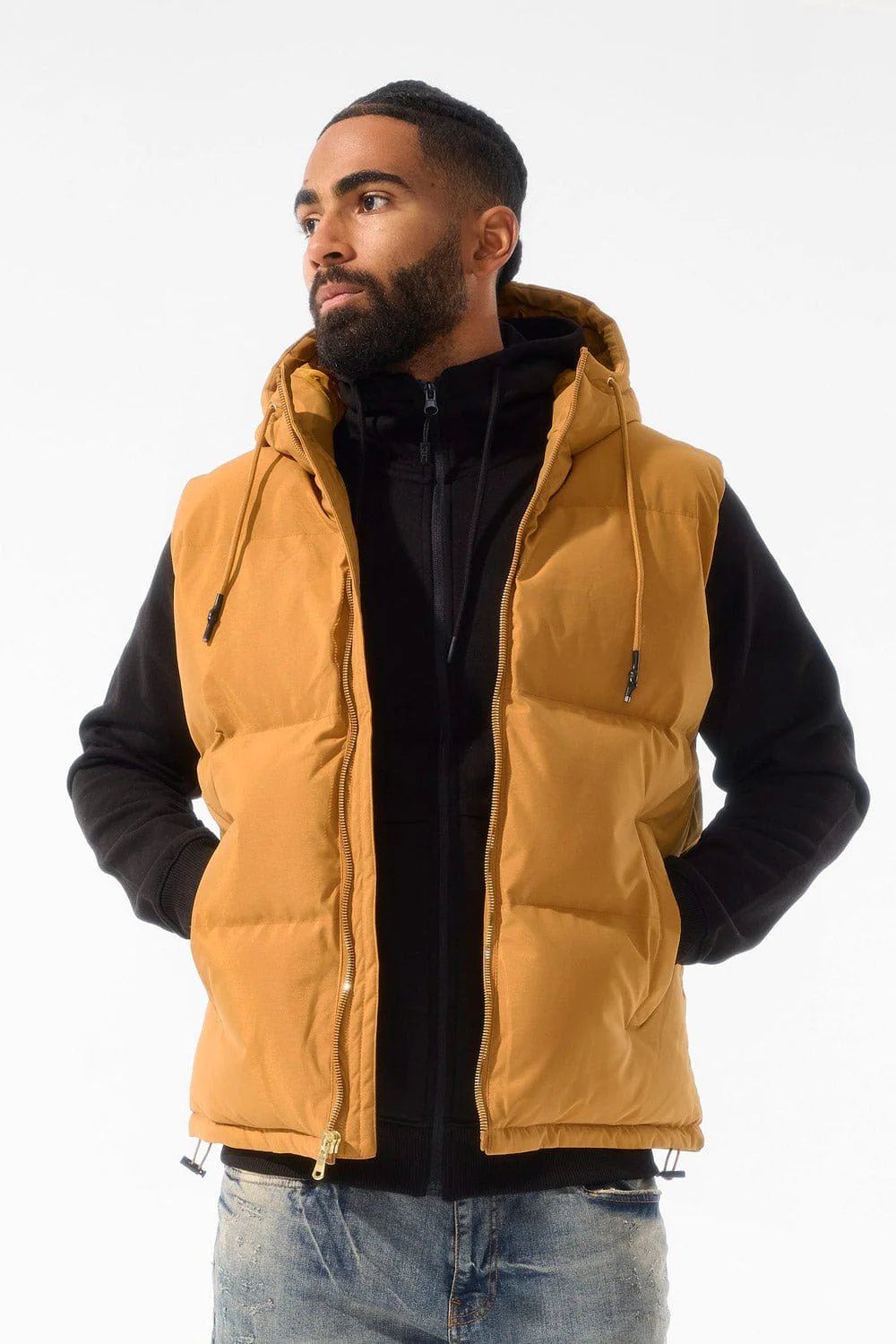 JC Puffy vest Desert  9376