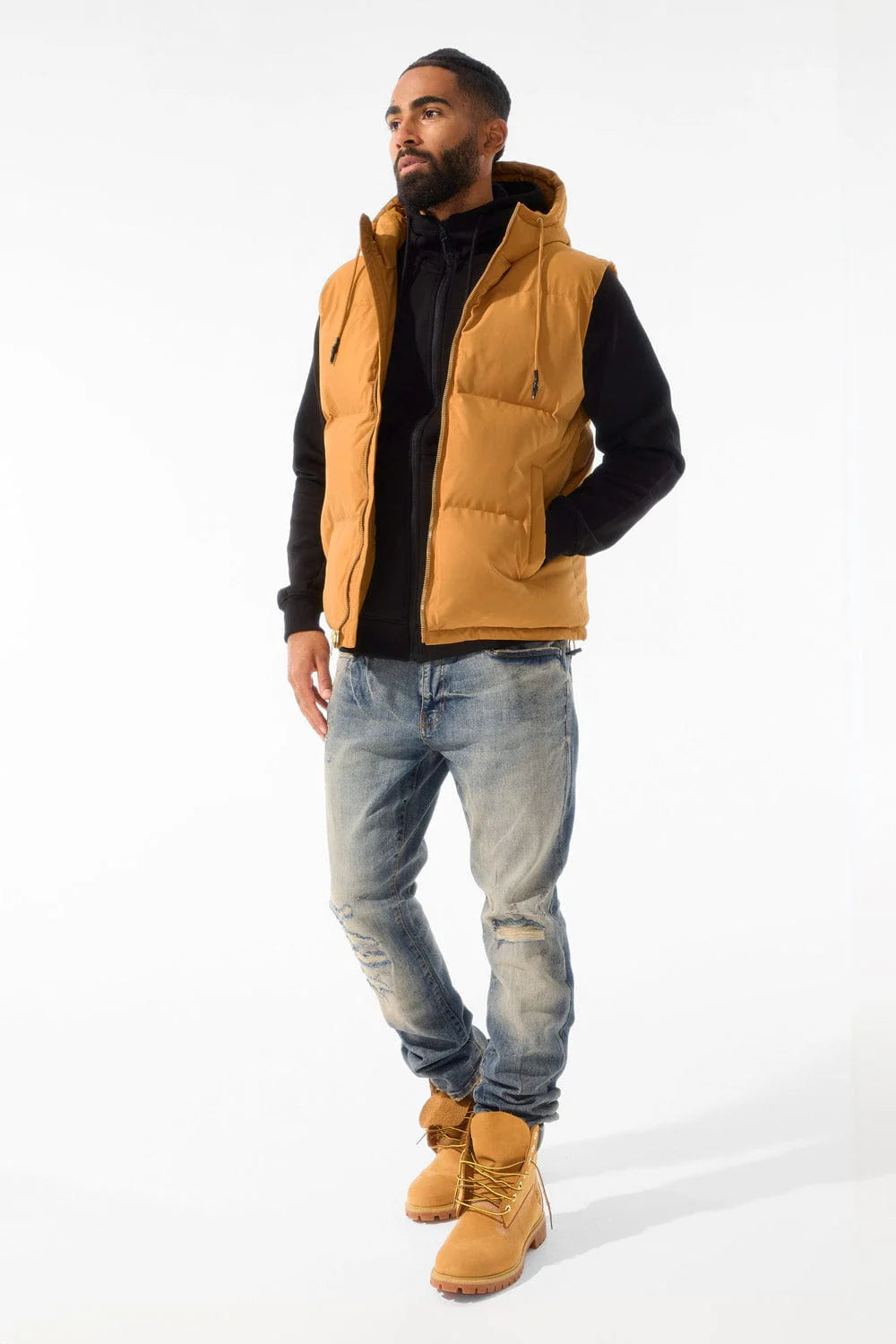 JC Puffy vest Desert  9376