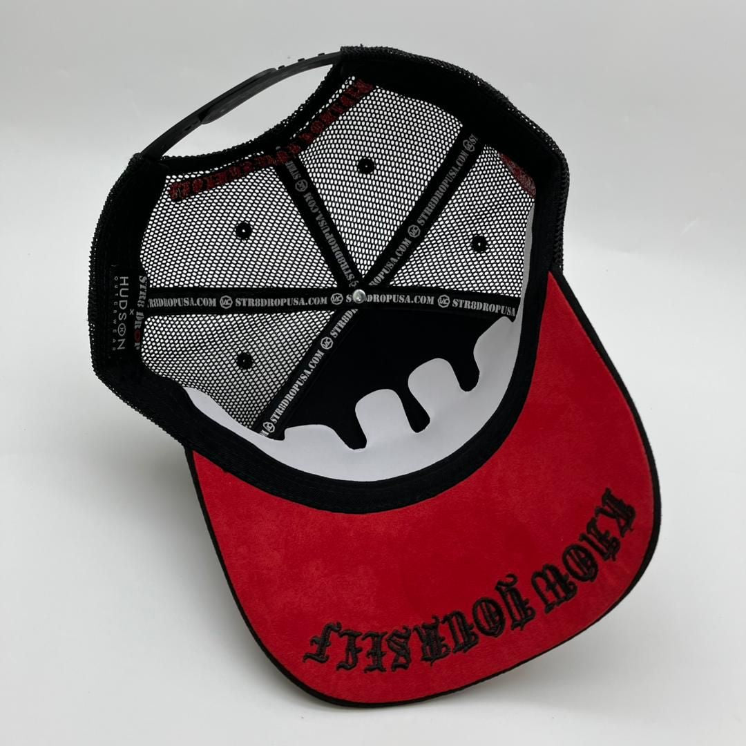 Hudson - “Stars”  777Trucker hat - Black/Red V1