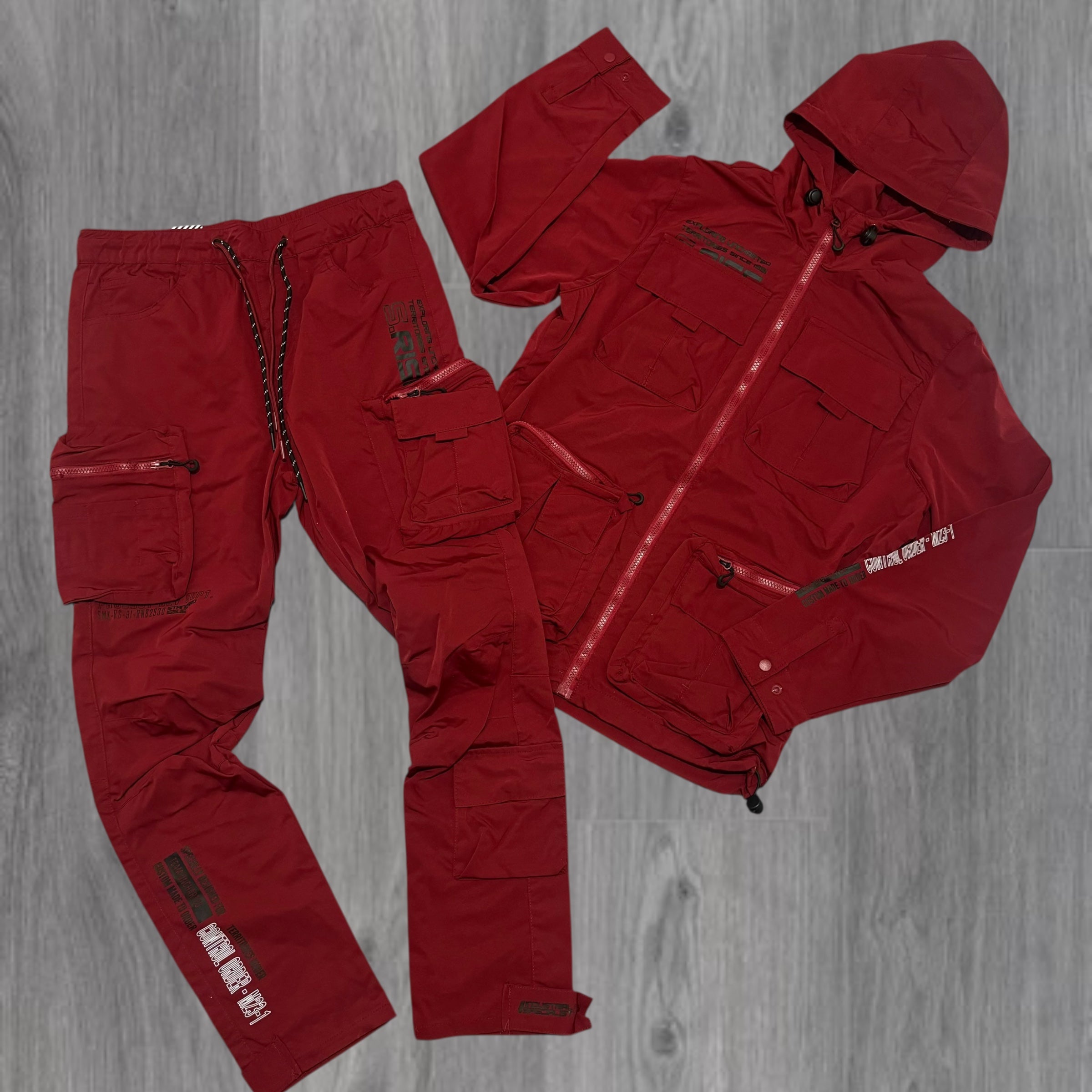 Rise - SET - Utility Nylon Set - Burgundy -
