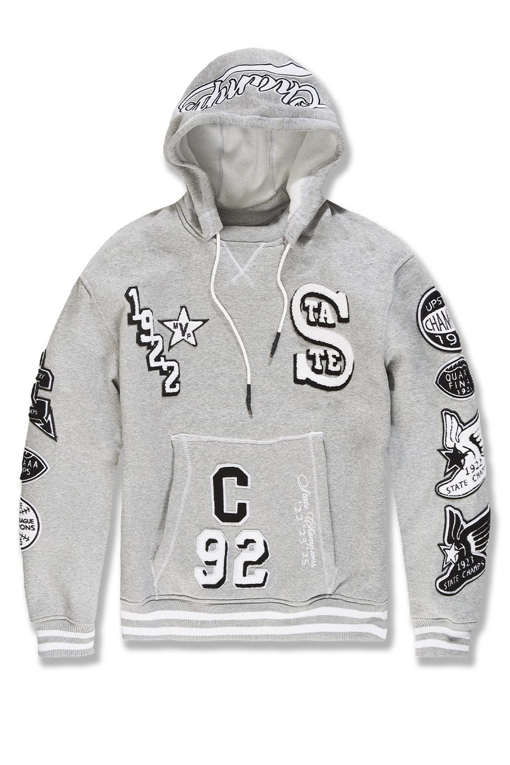 JC State Champs Hoodie H Grey 8834