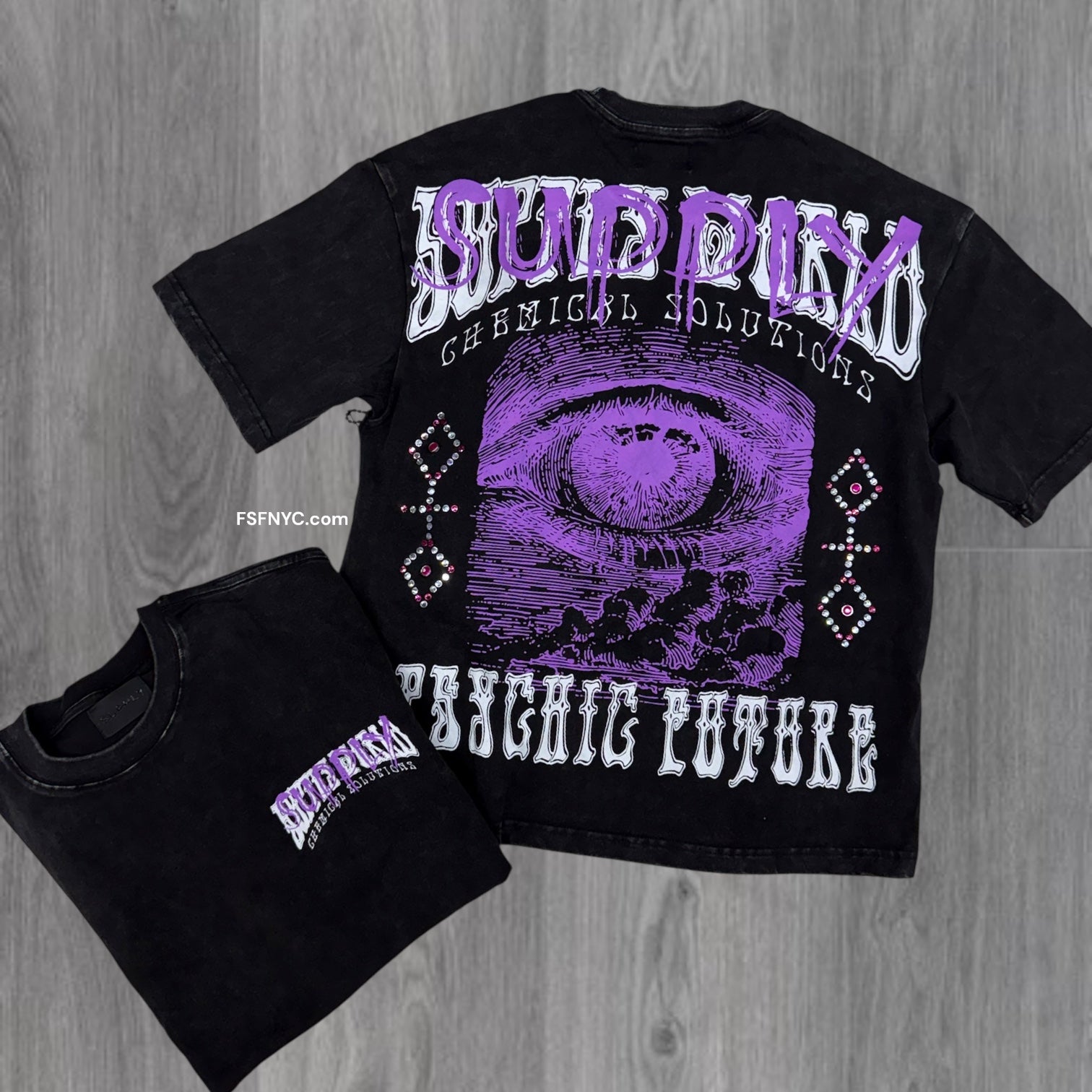 Supply - Shine T-shirt - Black - 2535