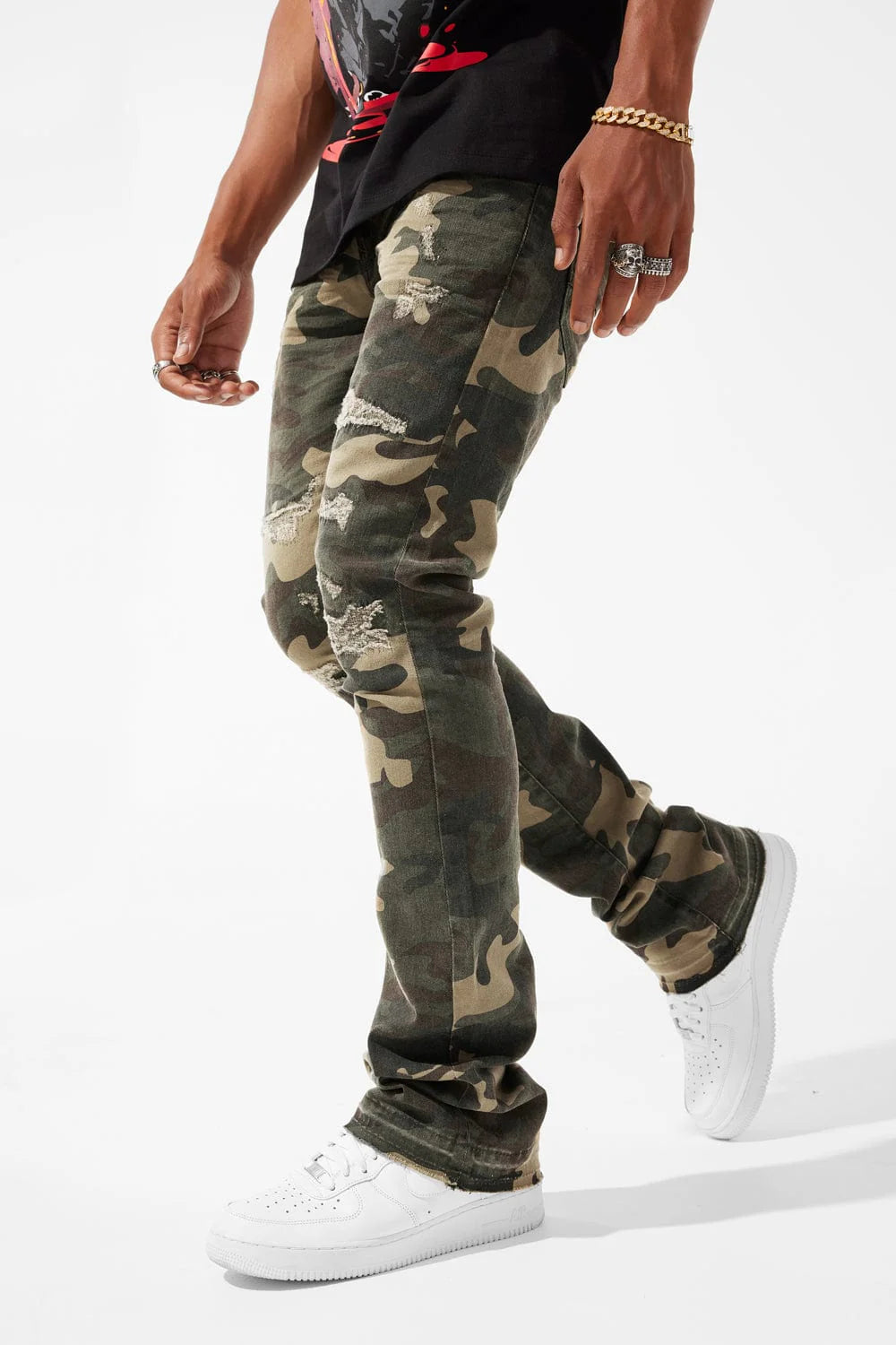 JC Tribeca STACKED Denim Woodland  jTF990RC