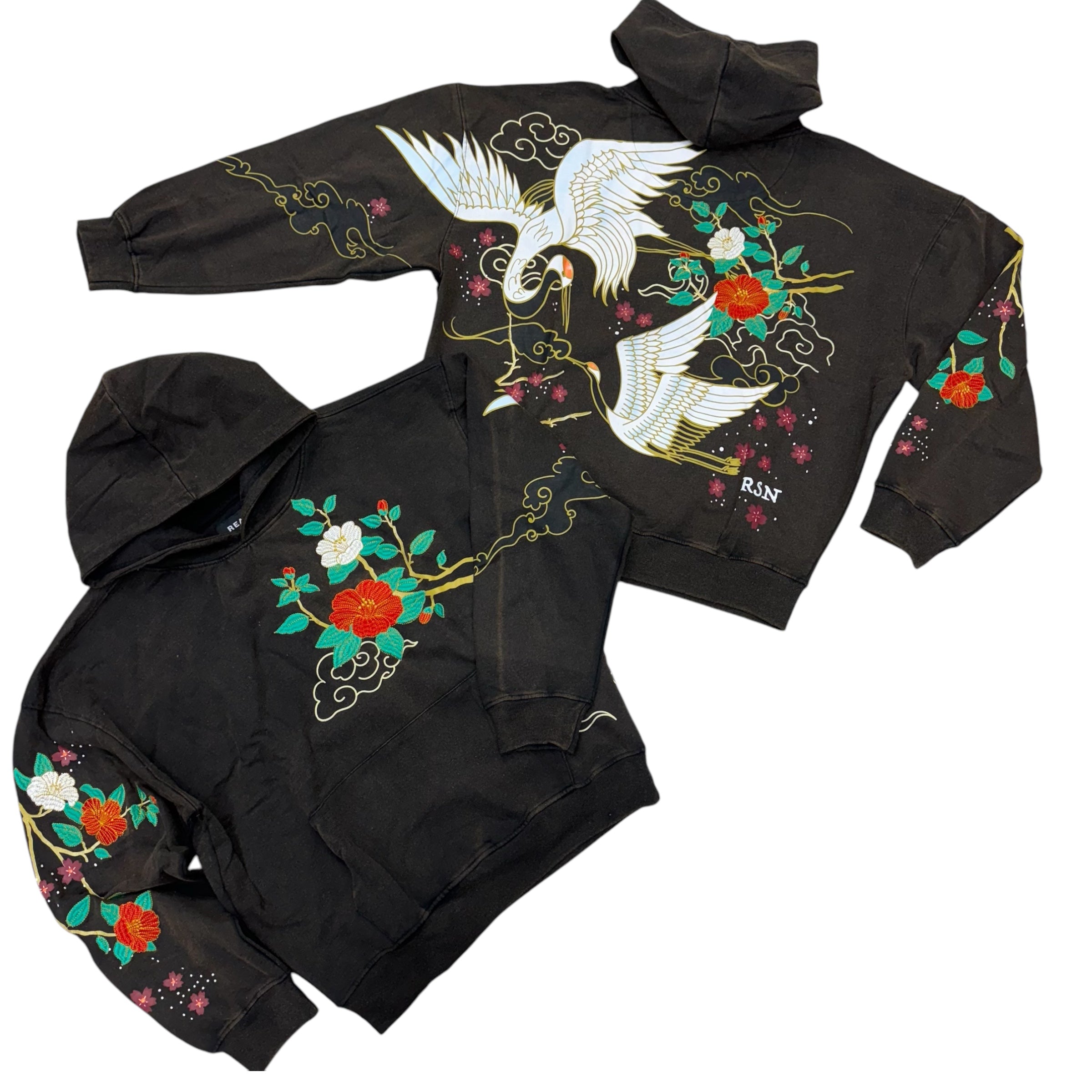 Reason Rose Hoodie black Rust F24